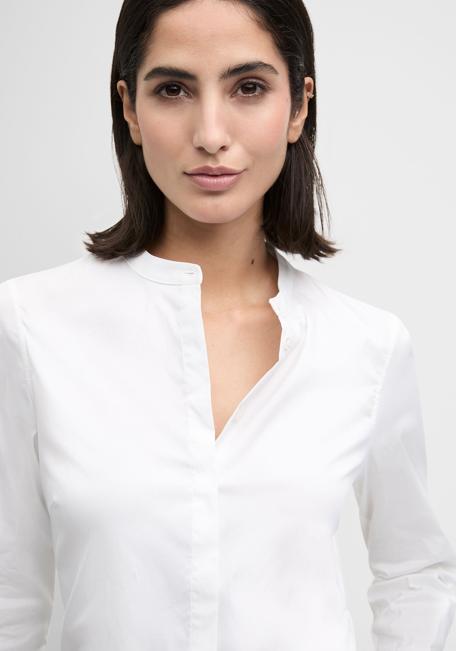 Cinque Hemdbluse »CIBRAVO«, Mit Markenlabelplättchen am Saum