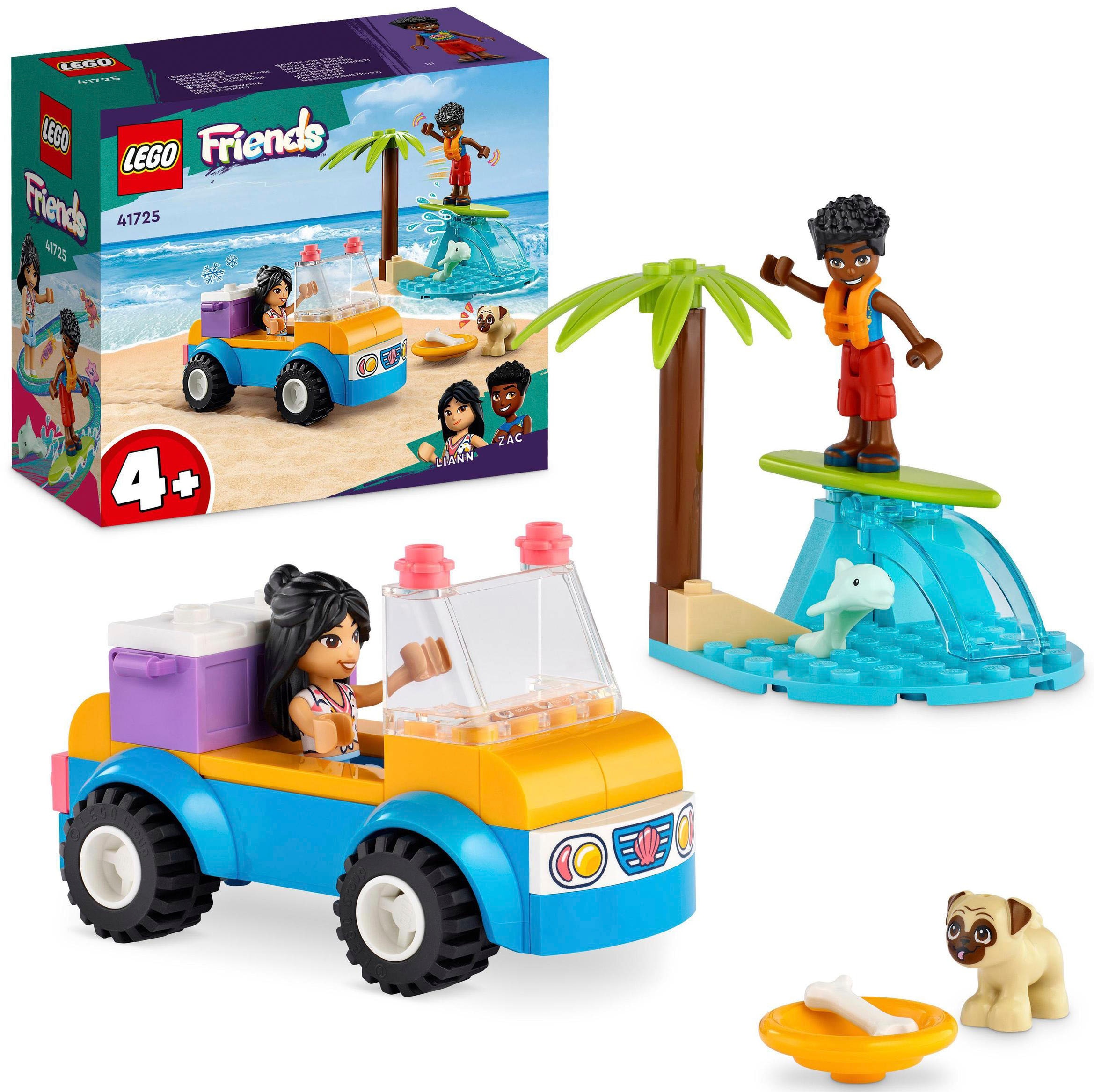 Konstruktionsspielsteine »Strandbuggy-Spaß (41725), LEGO® Friends«, (61 St.), Made in...