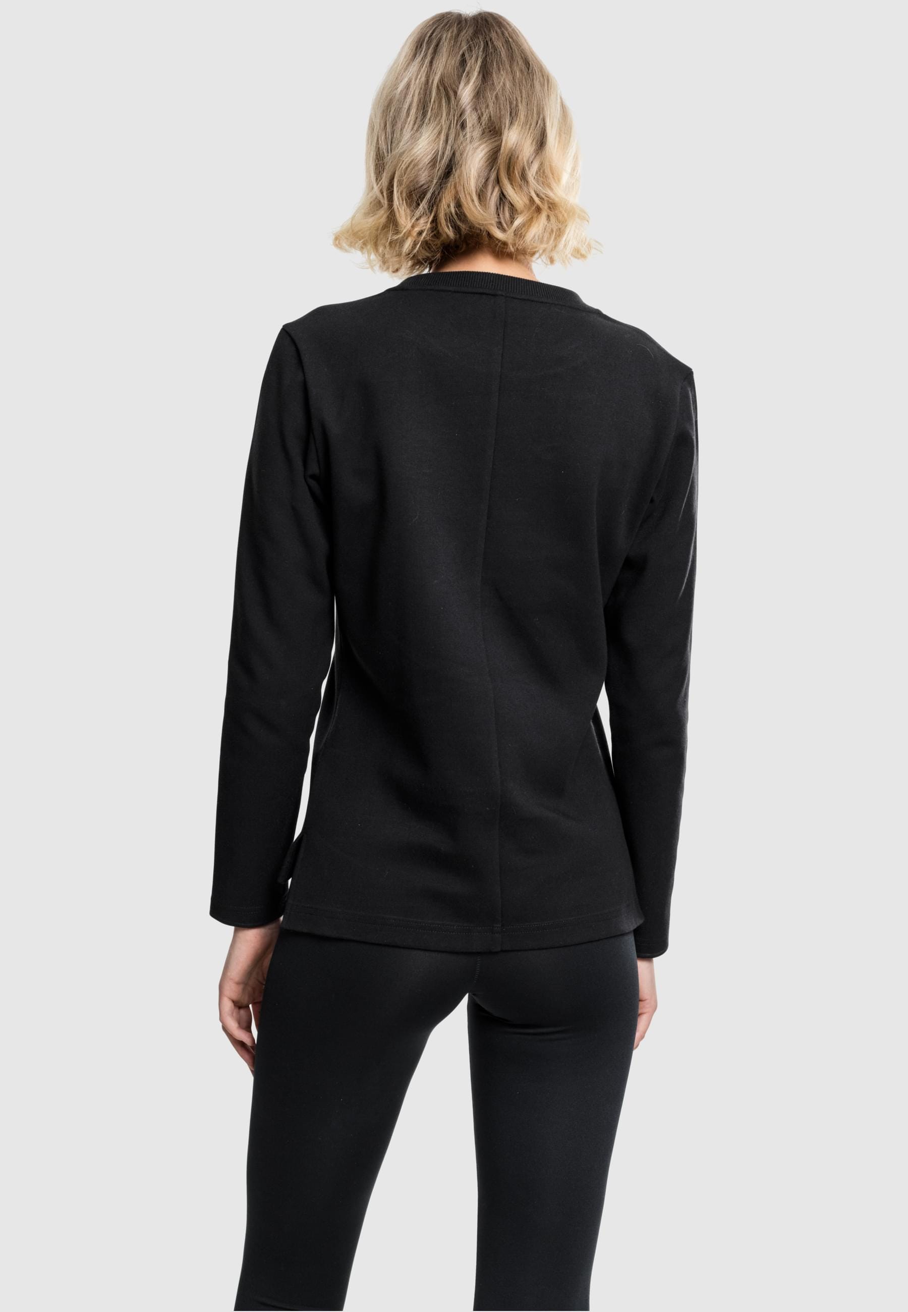 URBAN CLASSICS Sweatshirt »Urban Classics Damen Ladies Athletic Interlock Crewneck«, (1 tlg.)
