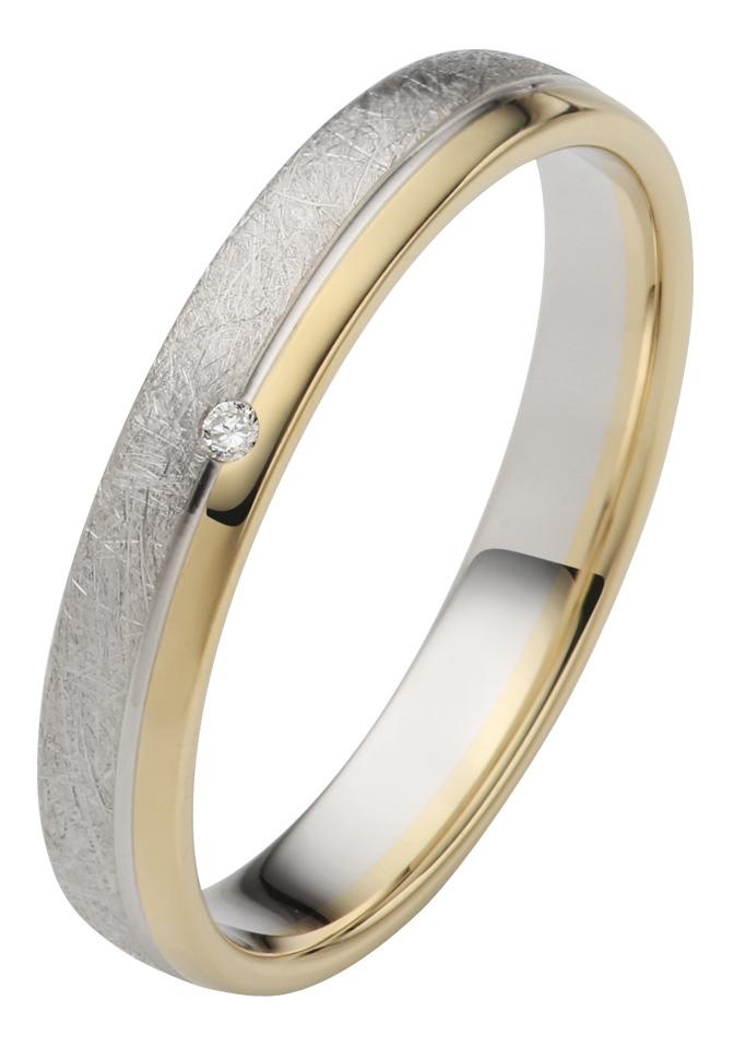 Firetti Trauring »Schmuck Geschenk Gold 750 Hochzeit Ehering "LIEBE"«, Made in Germany, wahlweise mit oder ohne Brillant