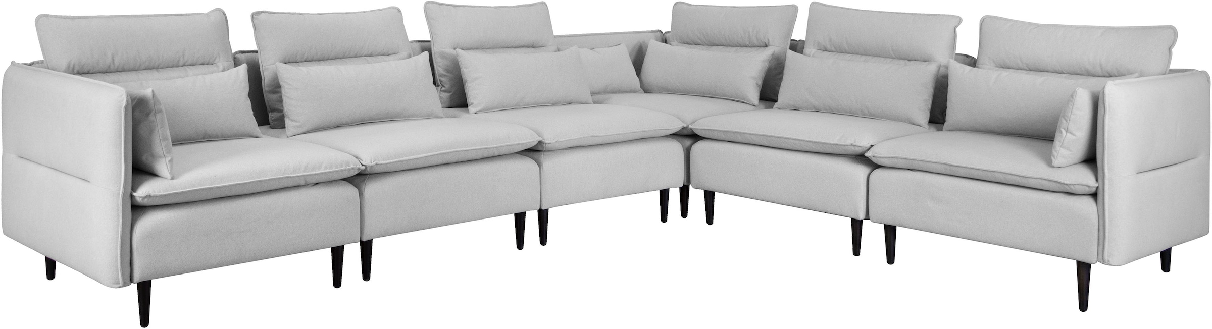 andas Ecksofa »ALVIK L-Form«, zusammengesetzt aus Modulen, erweiterbar mit Modulen der Serie