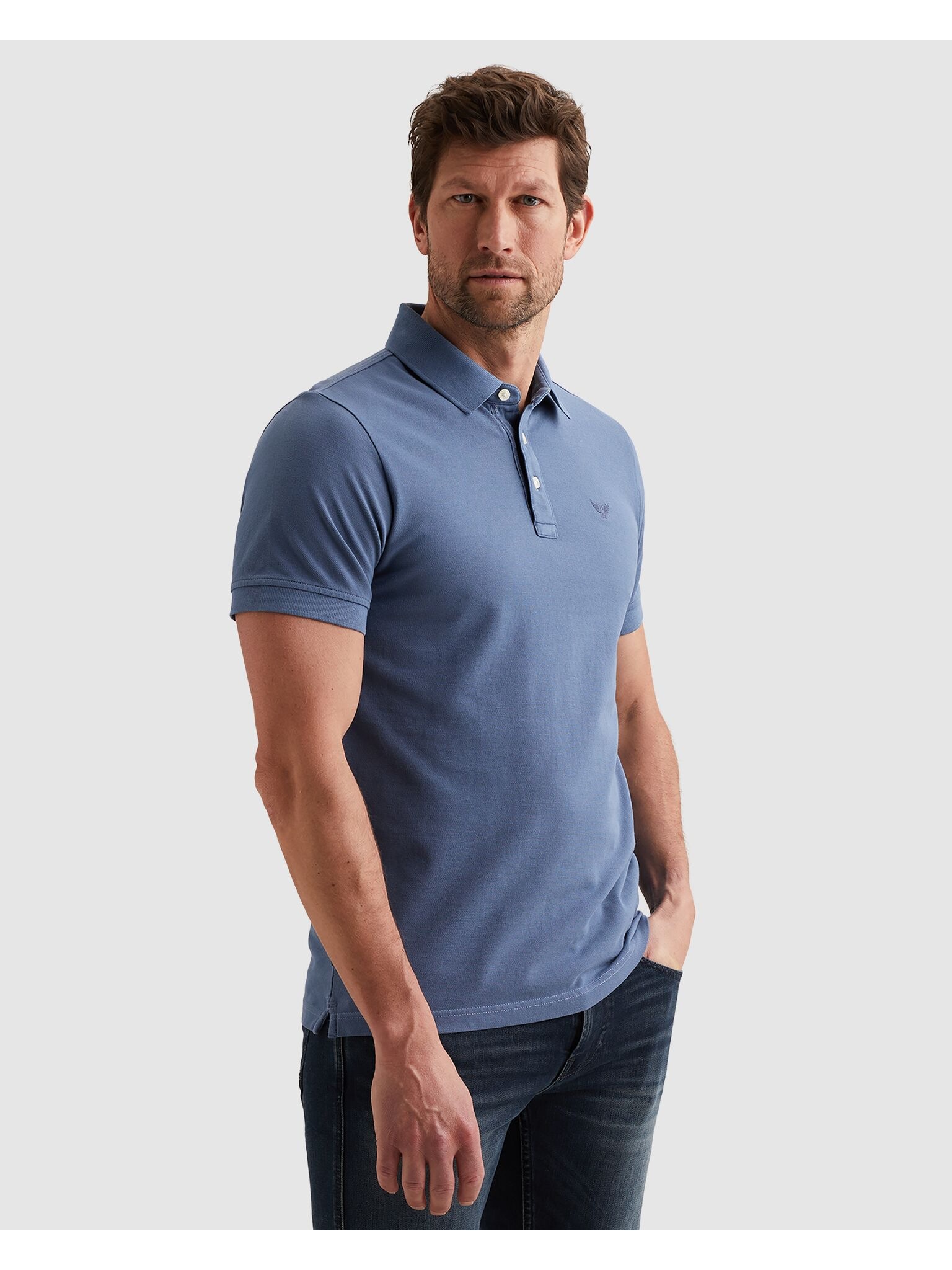 PME LEGEND Poloshirt mit Logo-Stickerei günstig online kaufen