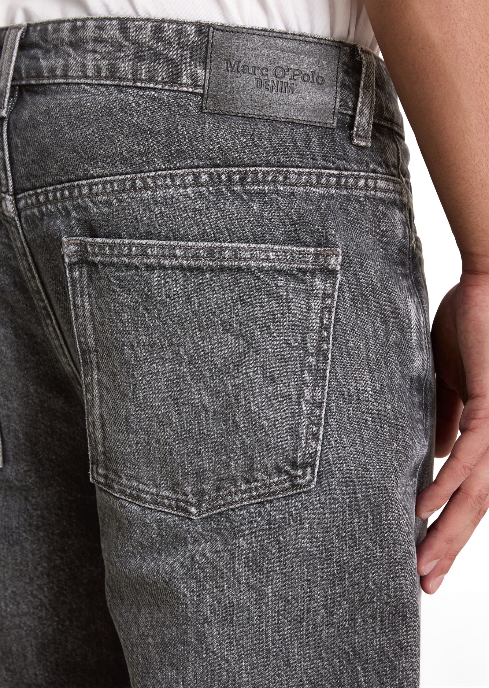 Thumbnail - Marc OPolo DENIM Straight-Jeans "Sverre" mit dezenter Waschung, gerades Bein, reine Baumwolle