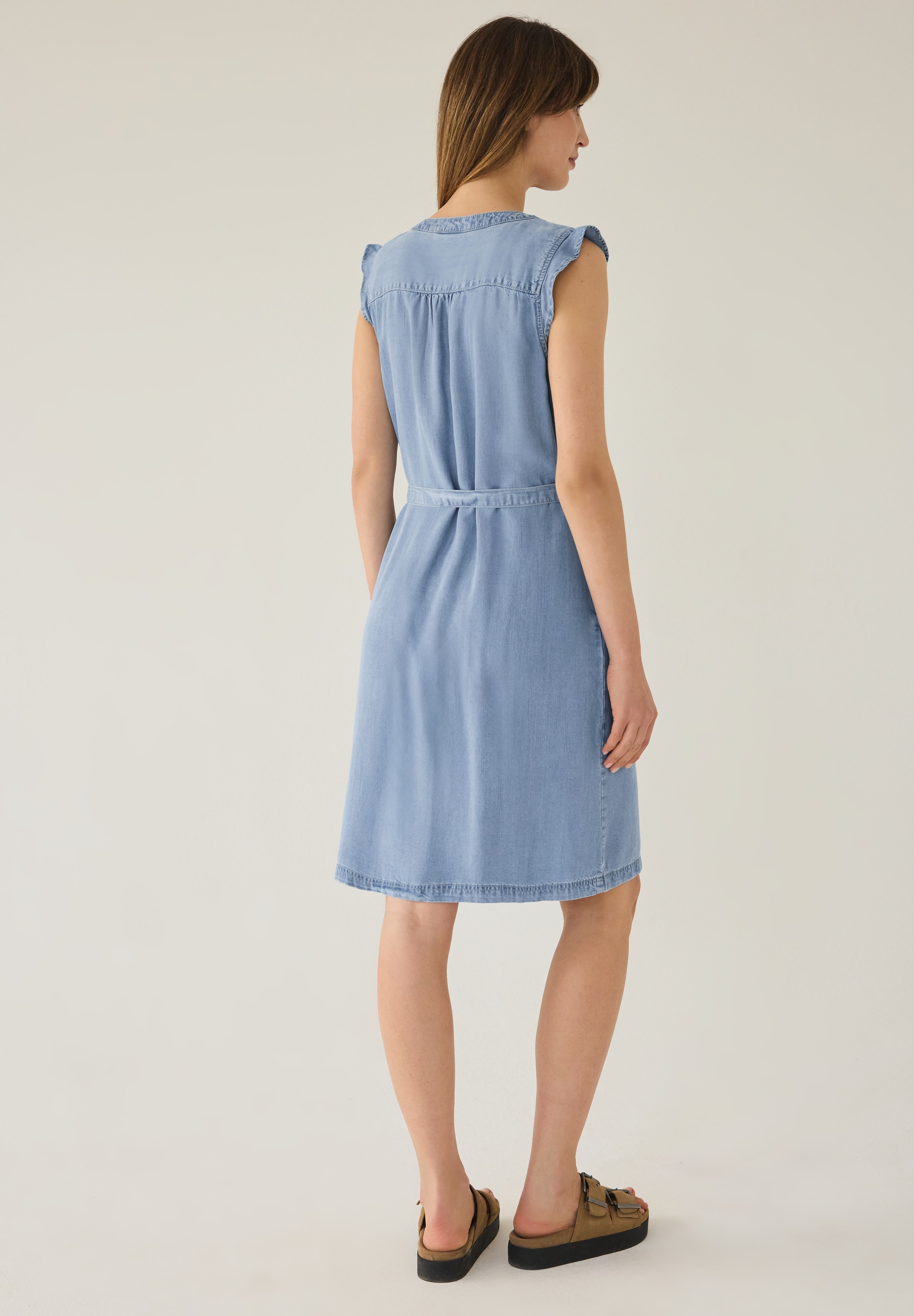 STREET ONE STUDIO Midikleid Ohne Taschen aus Lyocell