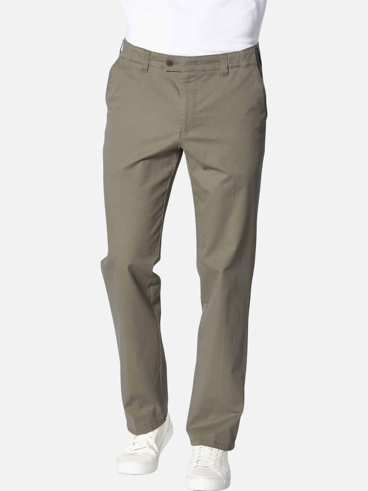 Anzughose BABISTA "Hose MODAFLORO", Herren, Gr. 62, beige, Obermaterial: 98% Baumwolle CO. 2% Elasthan EL., regular fit, Hosen Anzughose, mit mehr Bequemlichkeit