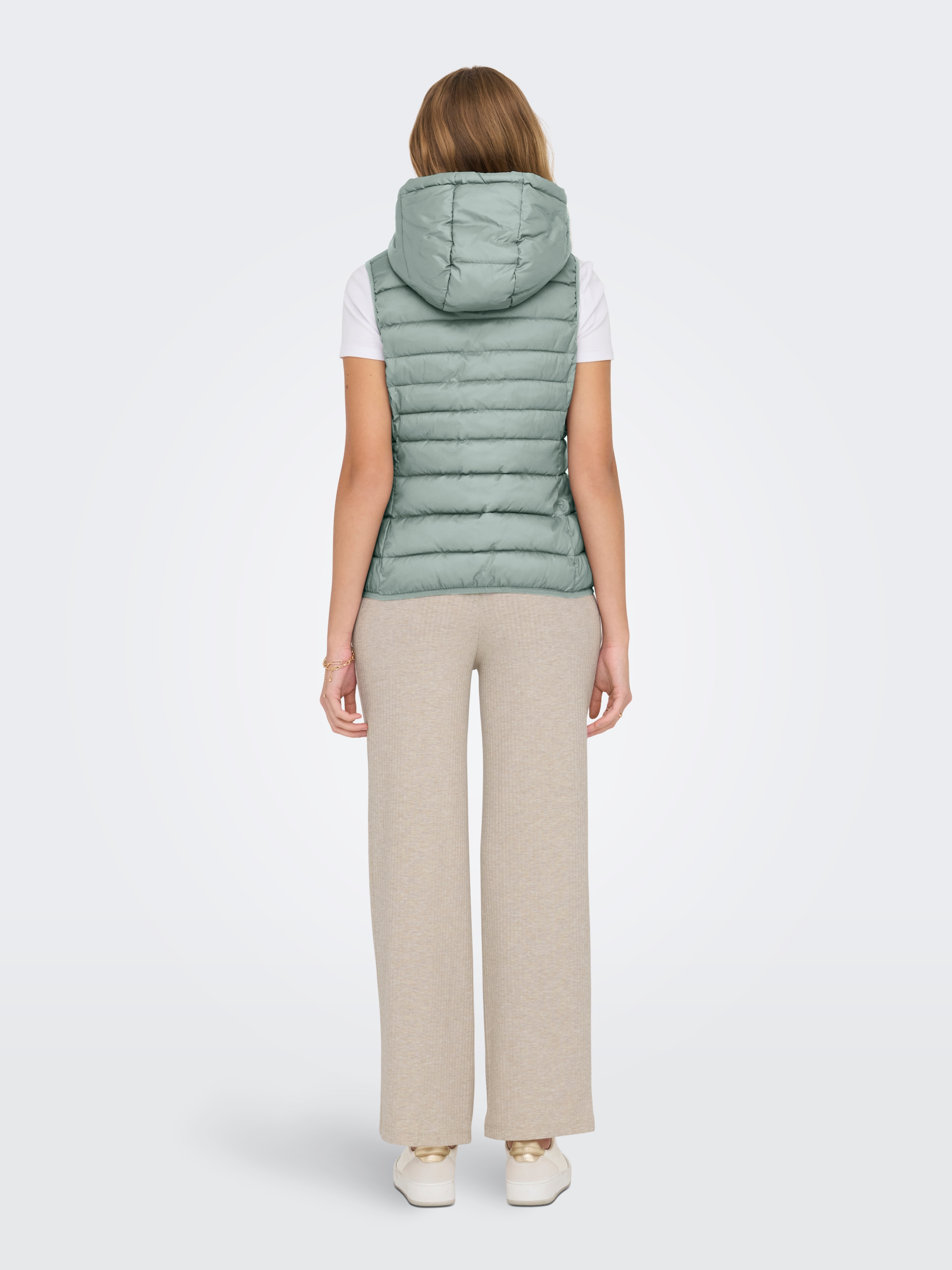 ONLY Steppweste »ONLNEWTAHOE HOOD WAISTCOAT OTW NOOS« Kunstfaser