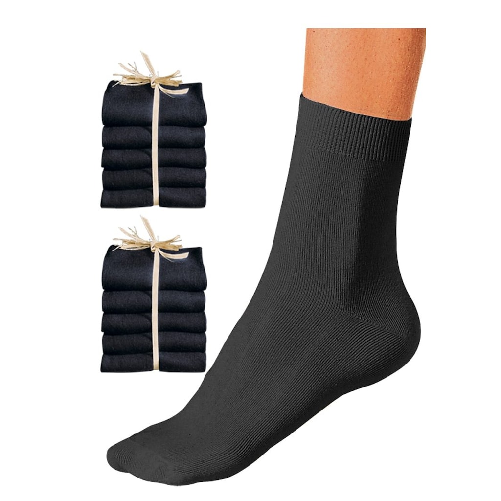 Go in Basicsocken, (Set, 10 Paar)