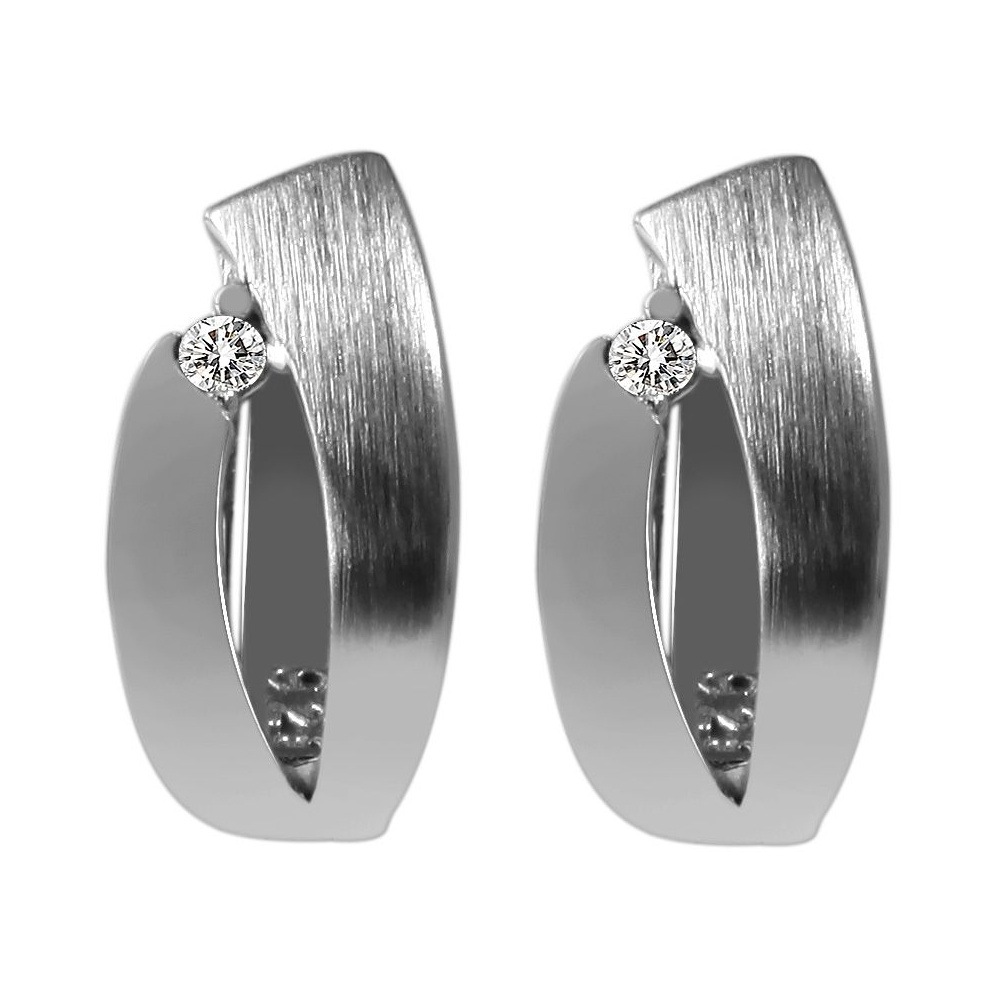 Adelia´s Klappcreolen »Damen Ohrringe – Klappcreole aus 925 Silber« Perfekt als Geschenk zum Jubiläum