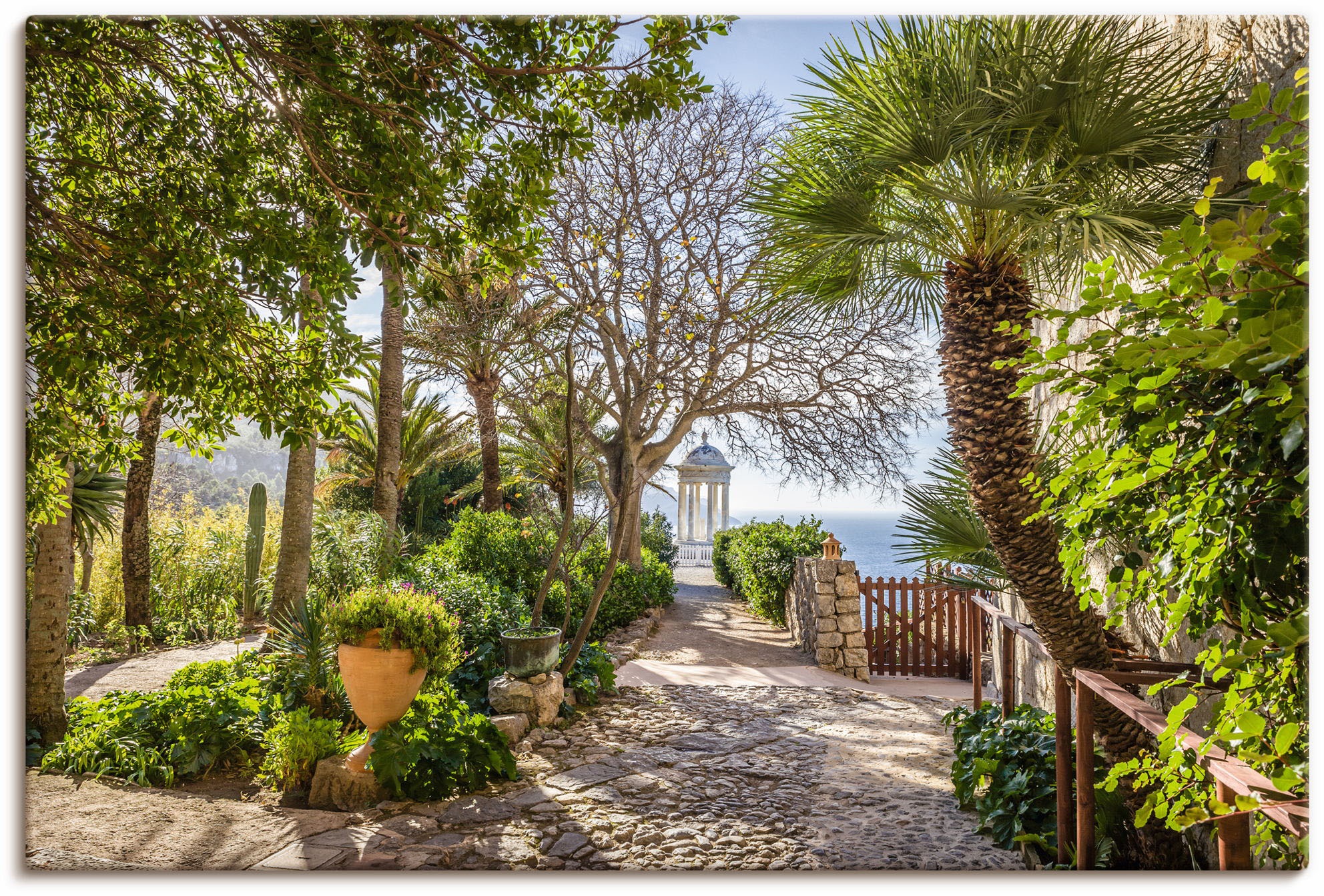 Artland "Garten Son Marroig bei DeiÃ , Mallorca" Gartenbilder 1 Stk. tlg. a günstig online kaufen