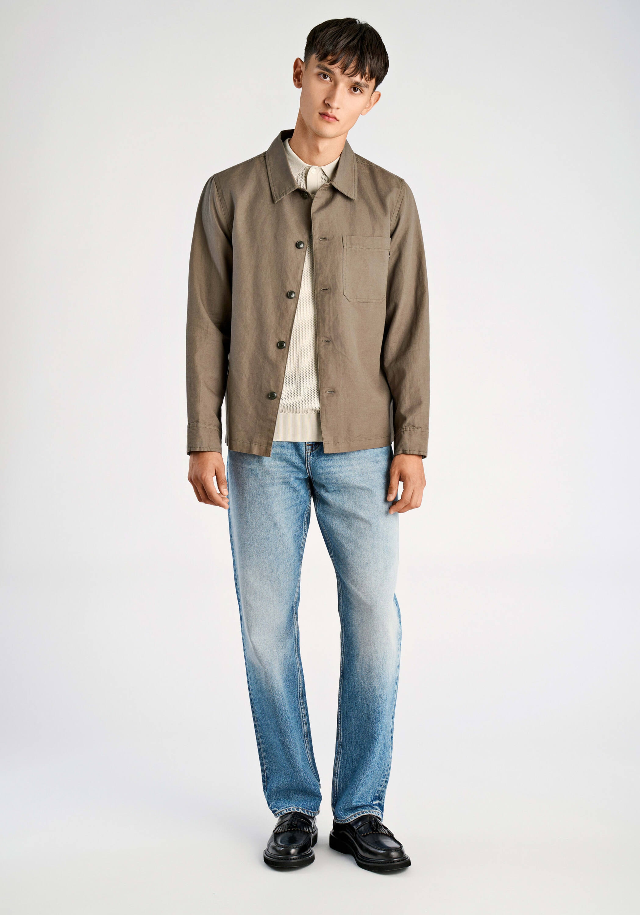 JUNK de LUXE Hemdjacke »Hemdjacke Modern Fit«