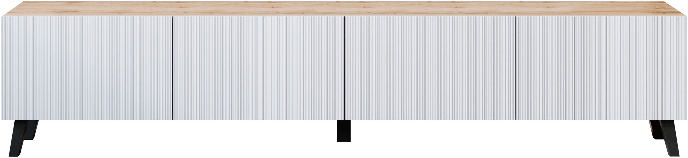 Home affaire "PHUKET" TV-Board mit Strukturfront, Breite ca. 190 cm günstig online kaufen