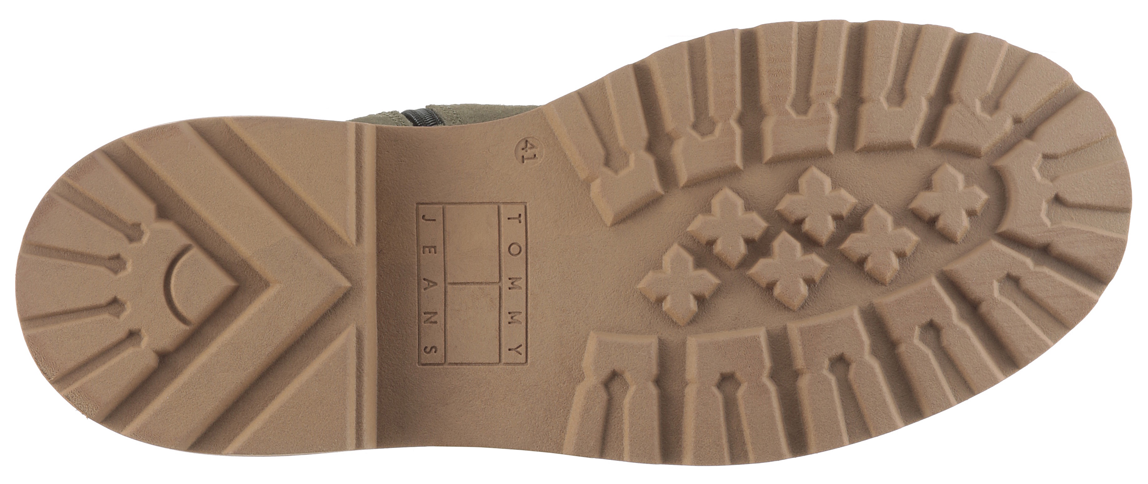 Thumbnail - Tommy Jeans Schnürboots "TJM LACE UP BOOT SUEDE", Blockabsatz, Outdoorboots, mit Ösen, im Bergsteigerlook