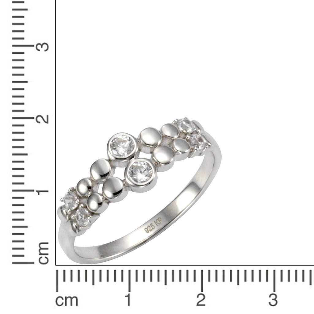 CELESTA Fingerring »925/- Sterling Silber Zirkonia«