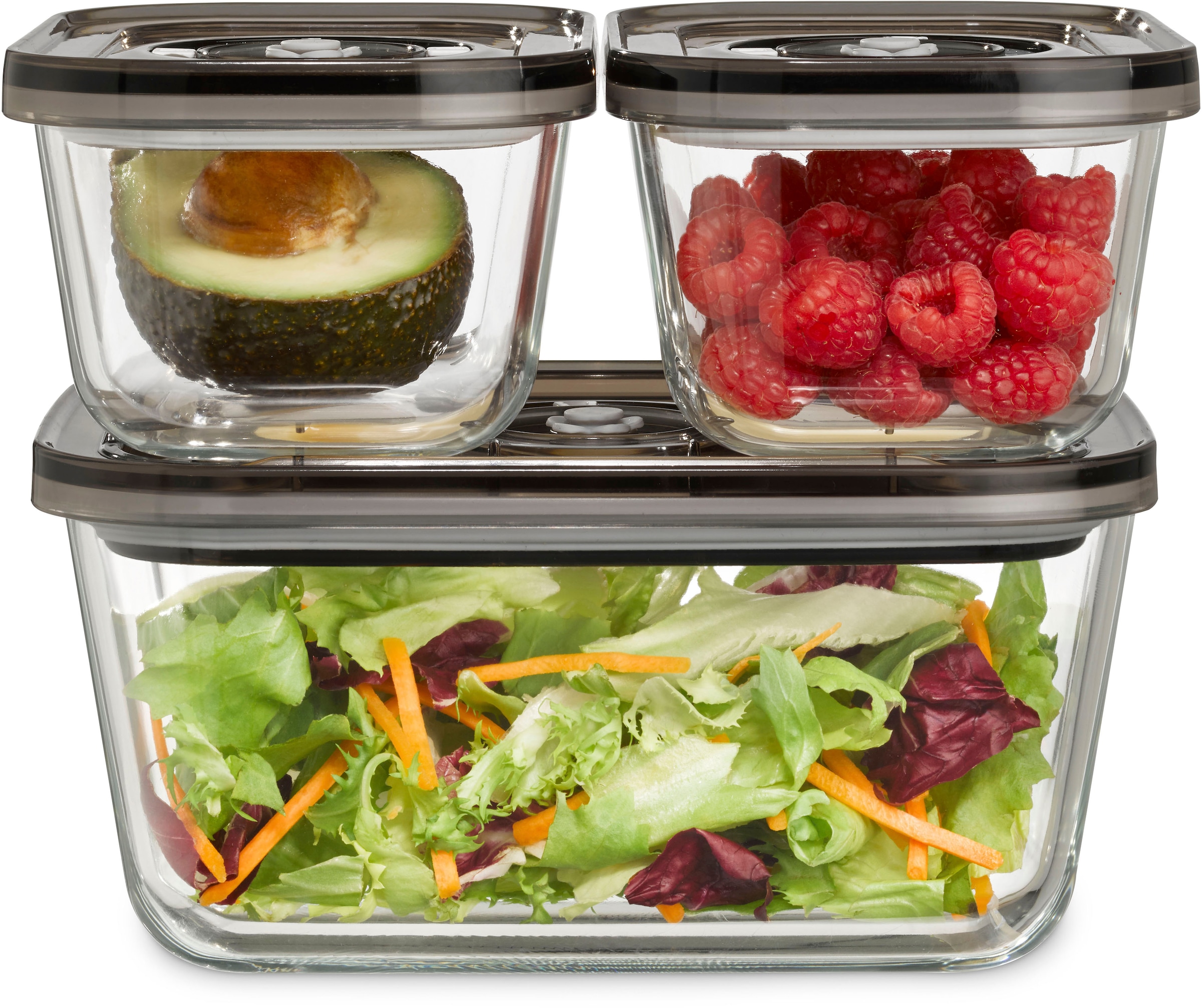 Caso Vakuumbehälter "1177 VacuBoxx Eco-Set" Set, 1 Vakuumschlauch mit Adapt günstig online kaufen