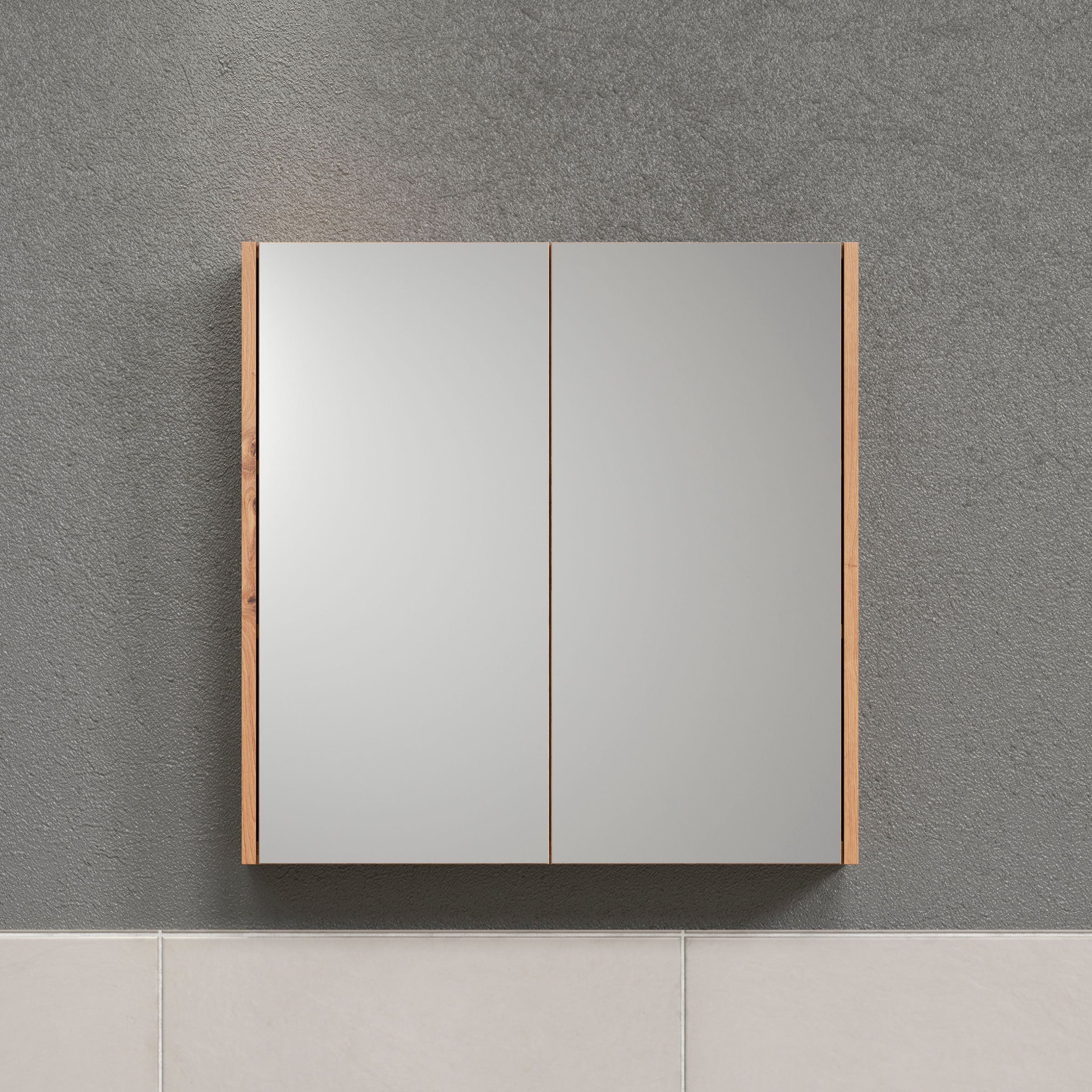 PLACES OF STYLE Spiegelschrank "Tarragona" 1 Stk. tlg. Spiegelschrank mit 2 günstig online kaufen