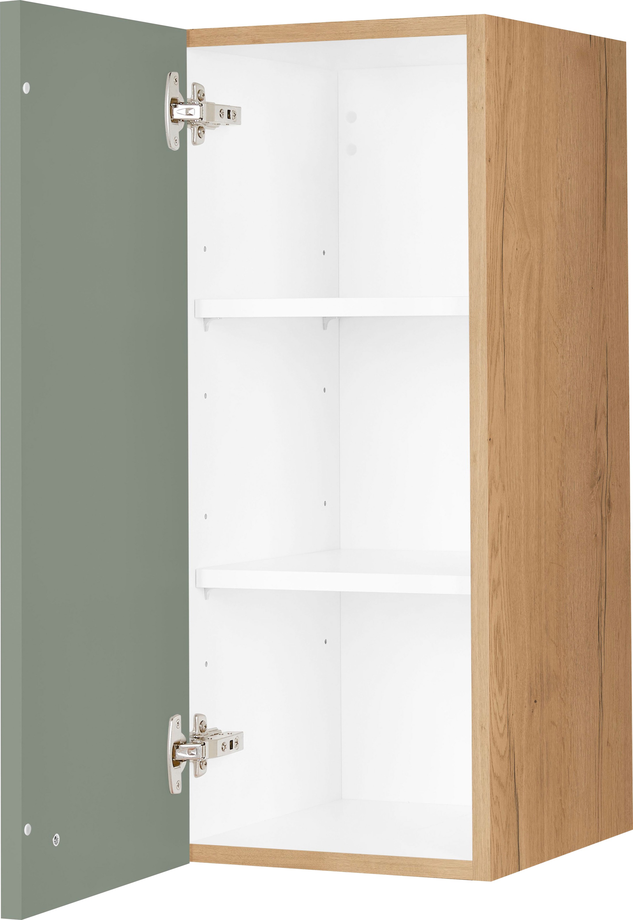 nobilia® Hängeschrank »"Cascada", Ausrichtung wählbar, vormontiert,« in drei Breiten: 30, 45 und 60 cm, mit Soft-Close-Funktion