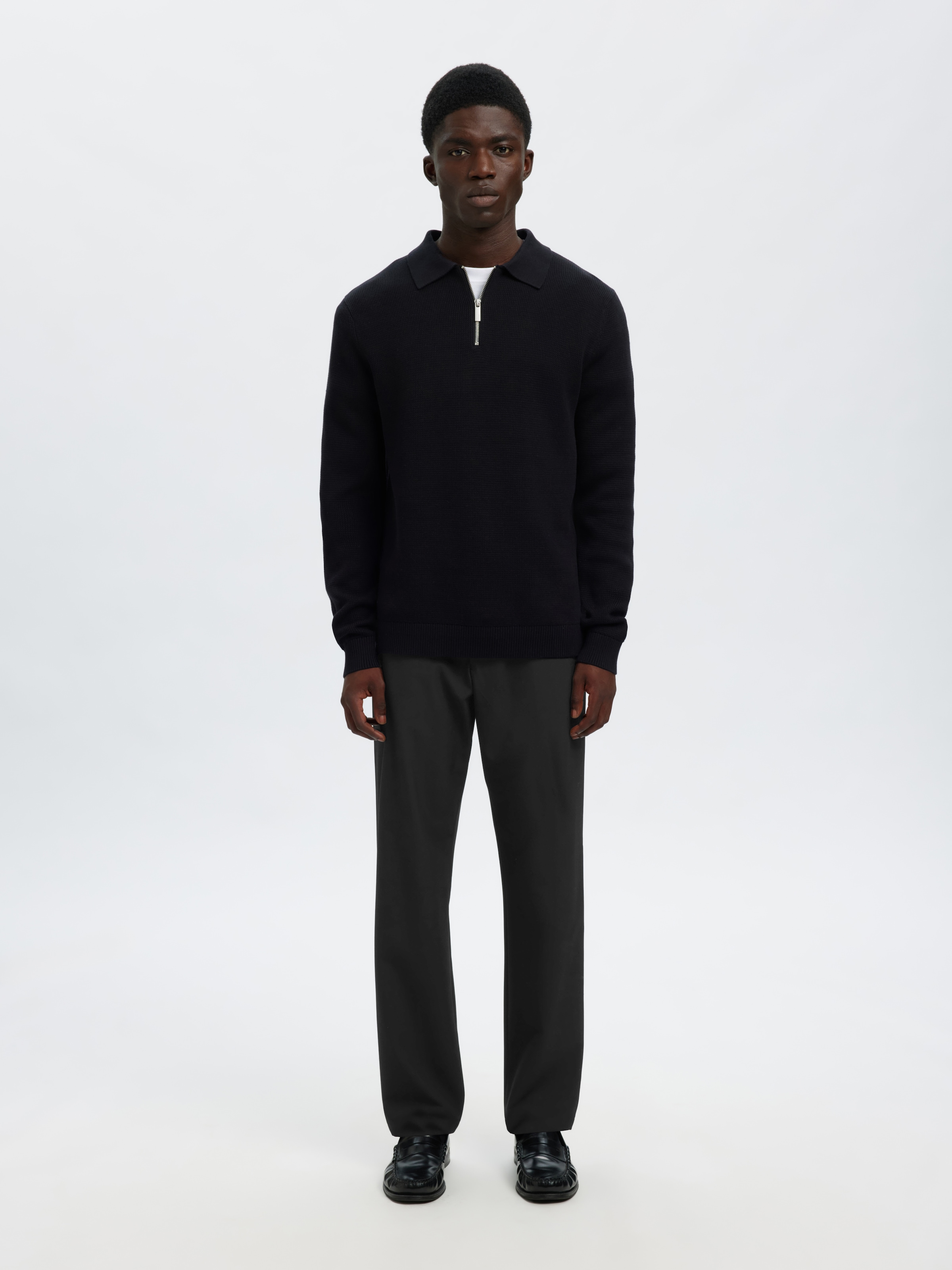SELECTED Schlupfhose »SLH196-STRAIGHT ROBERT STRING PANT NOOS«  Materialmix, straight fit