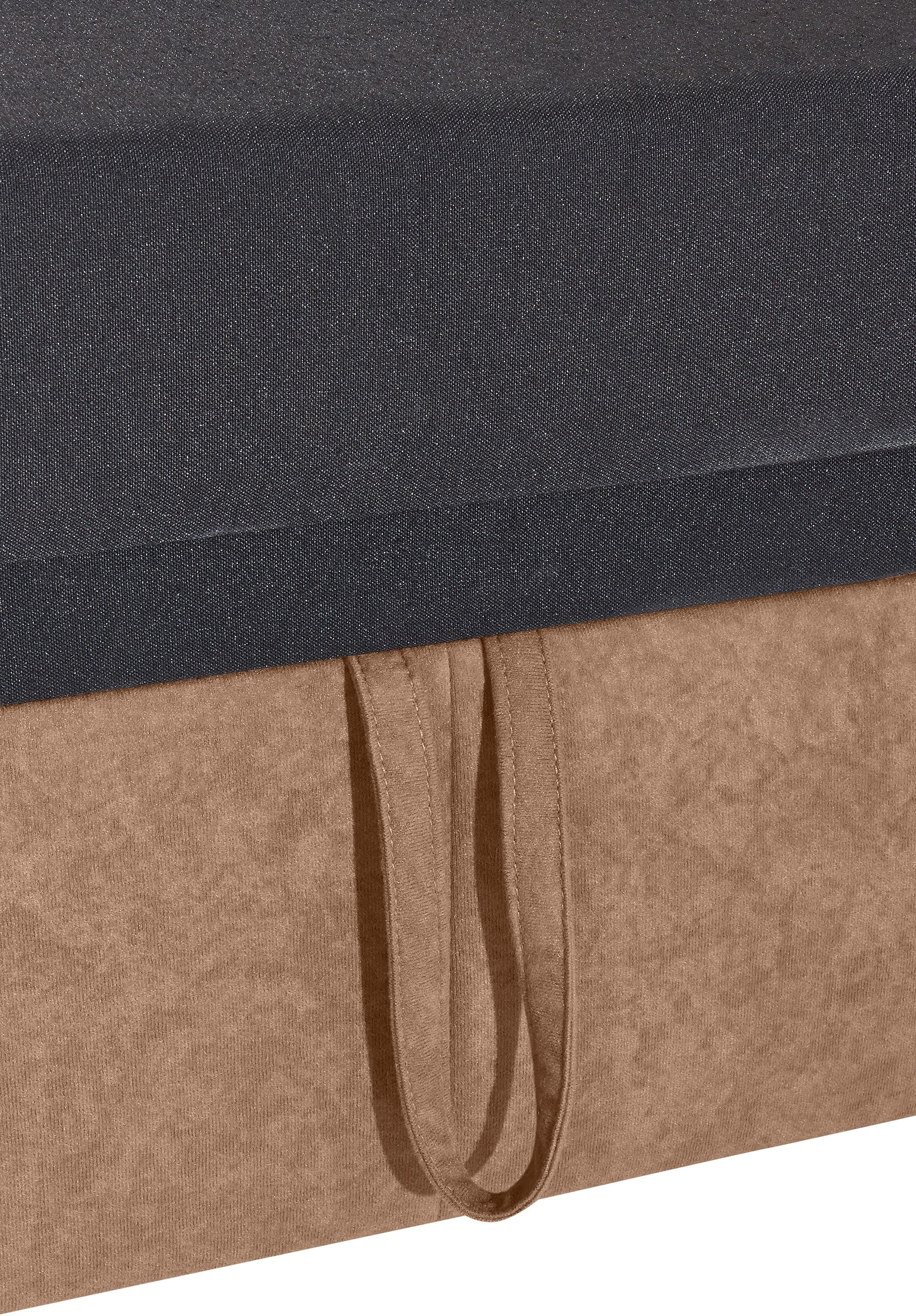 sit&more Ecksofa »Pandora L-Form«, wahlweise mit Bettfunktion und Bettkasten