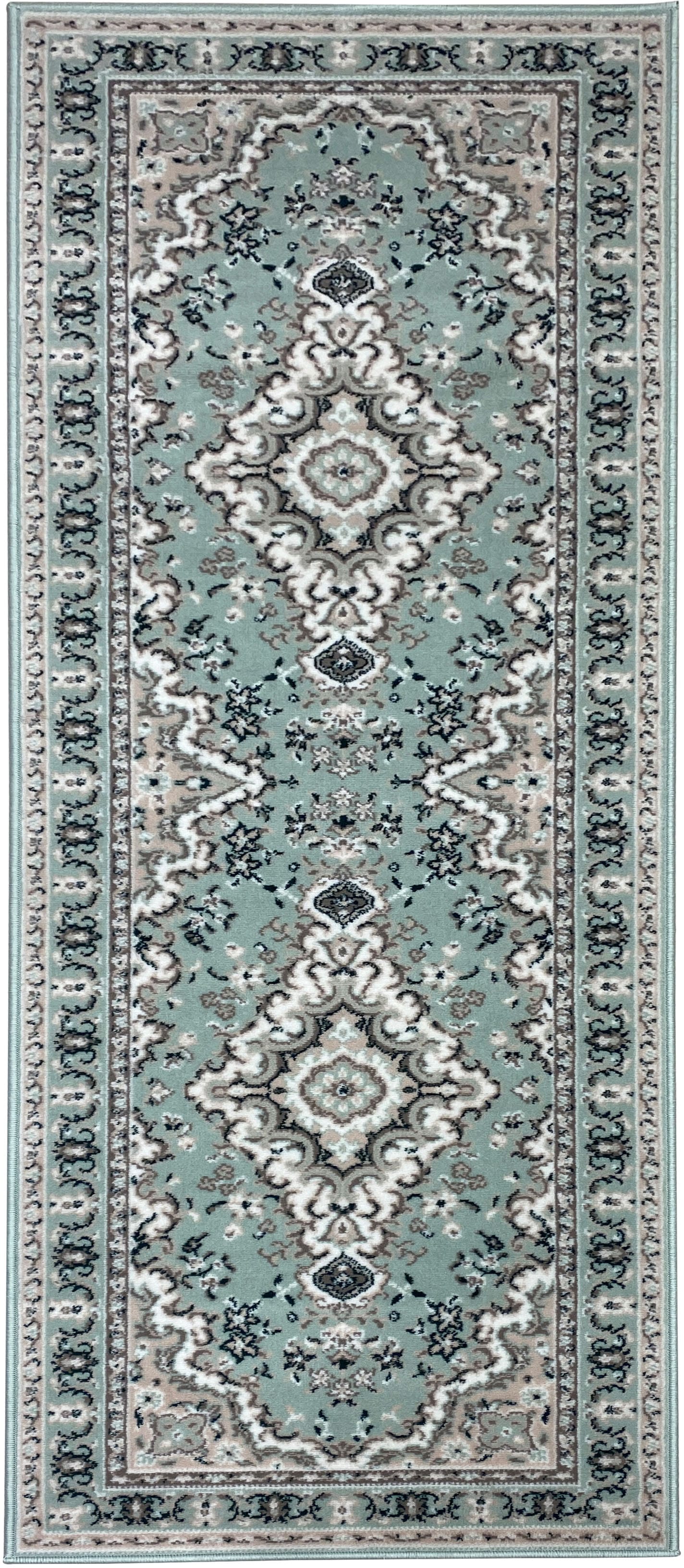 OTTO home Teppich "Oriental, Made in Belgium" rechteckig 7 mm Höhe Orient-Optik, mit Bordüre, Teppich, Kurzflor, Weich, Kundenliebling