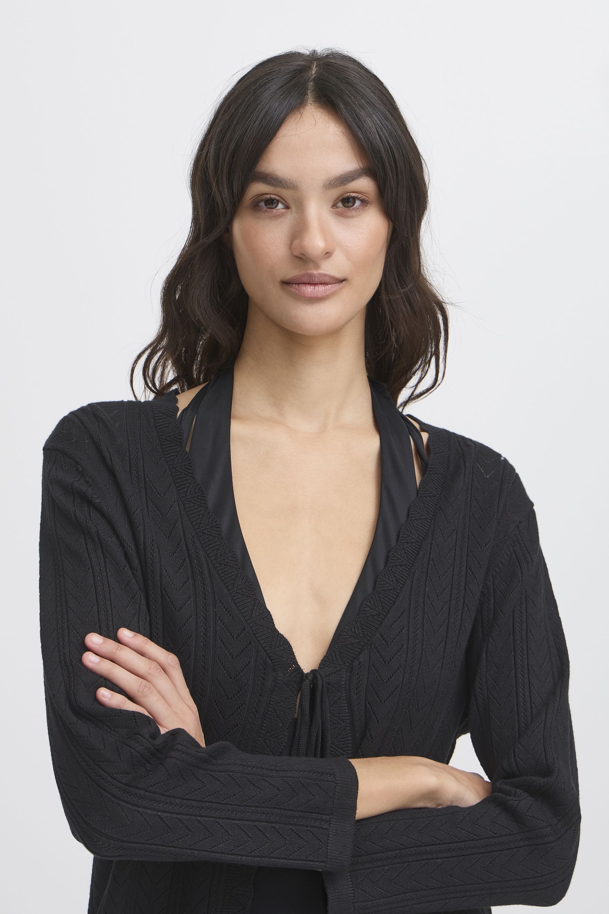 b.young Strickjacke »Strickjacke BYOMANJA BOLERO«