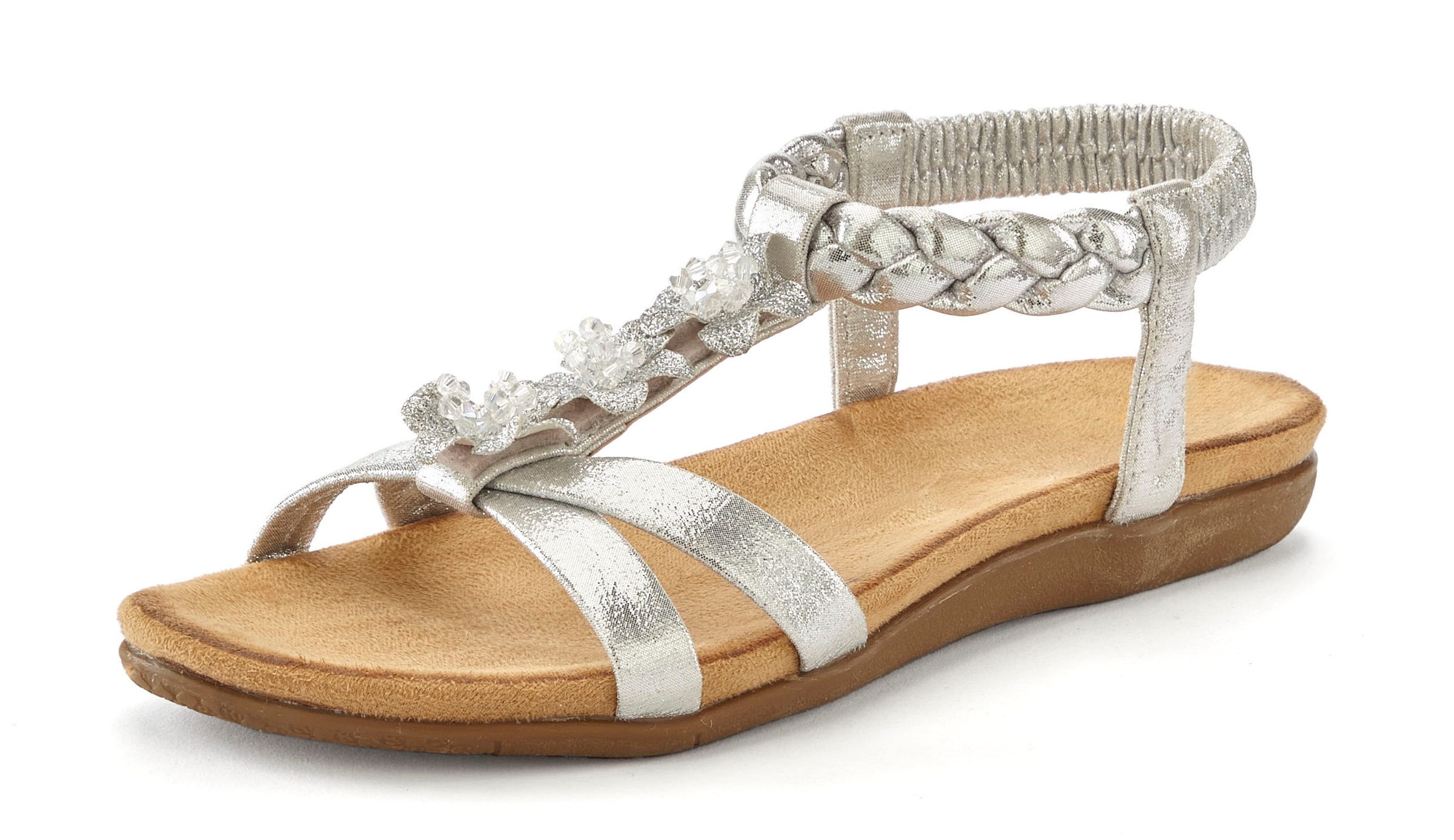 LASCANA Sandale "Sommerschuh, Sandalette, offener Schuh," mit eleganten Sch günstig online kaufen