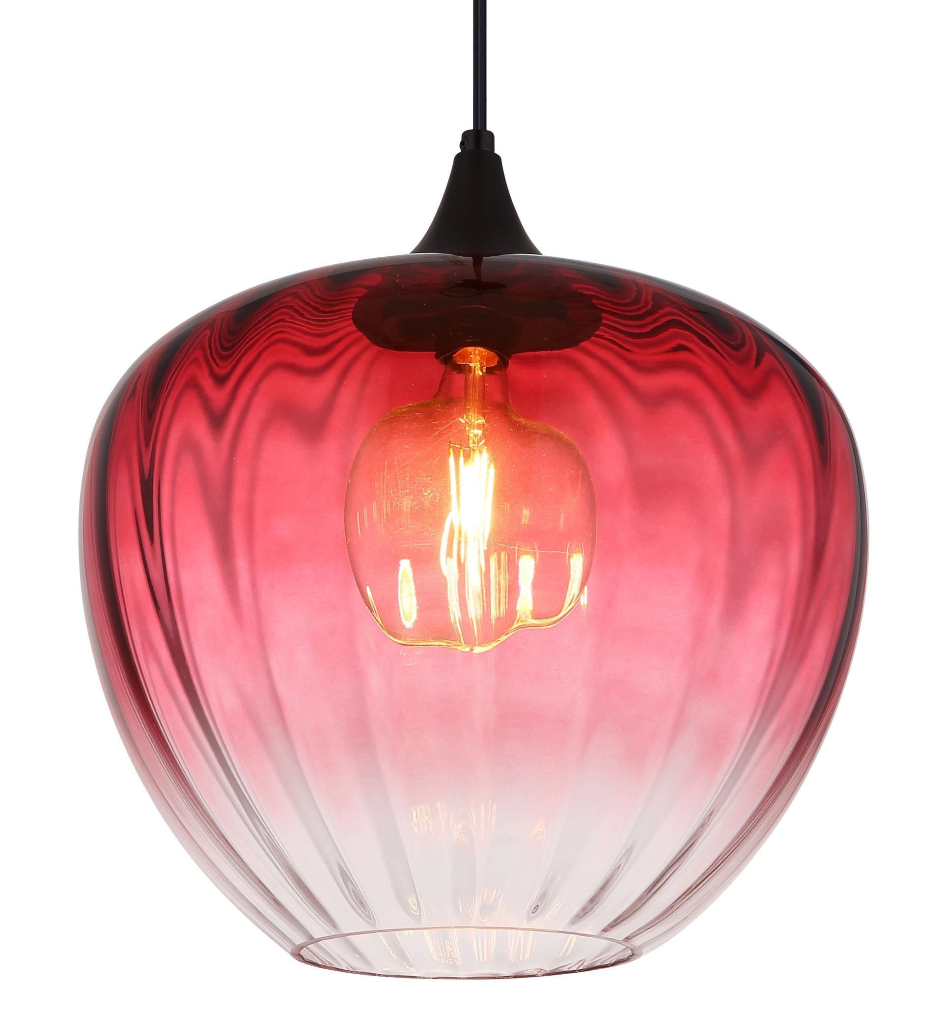 GLOBO LIGHTING Pendelleuchte »SANDER«, Leuchtmittel E27 | ohne Leuchtmittel, Gläser, Hängeleuchte, Wohnzimmer, Esstisch