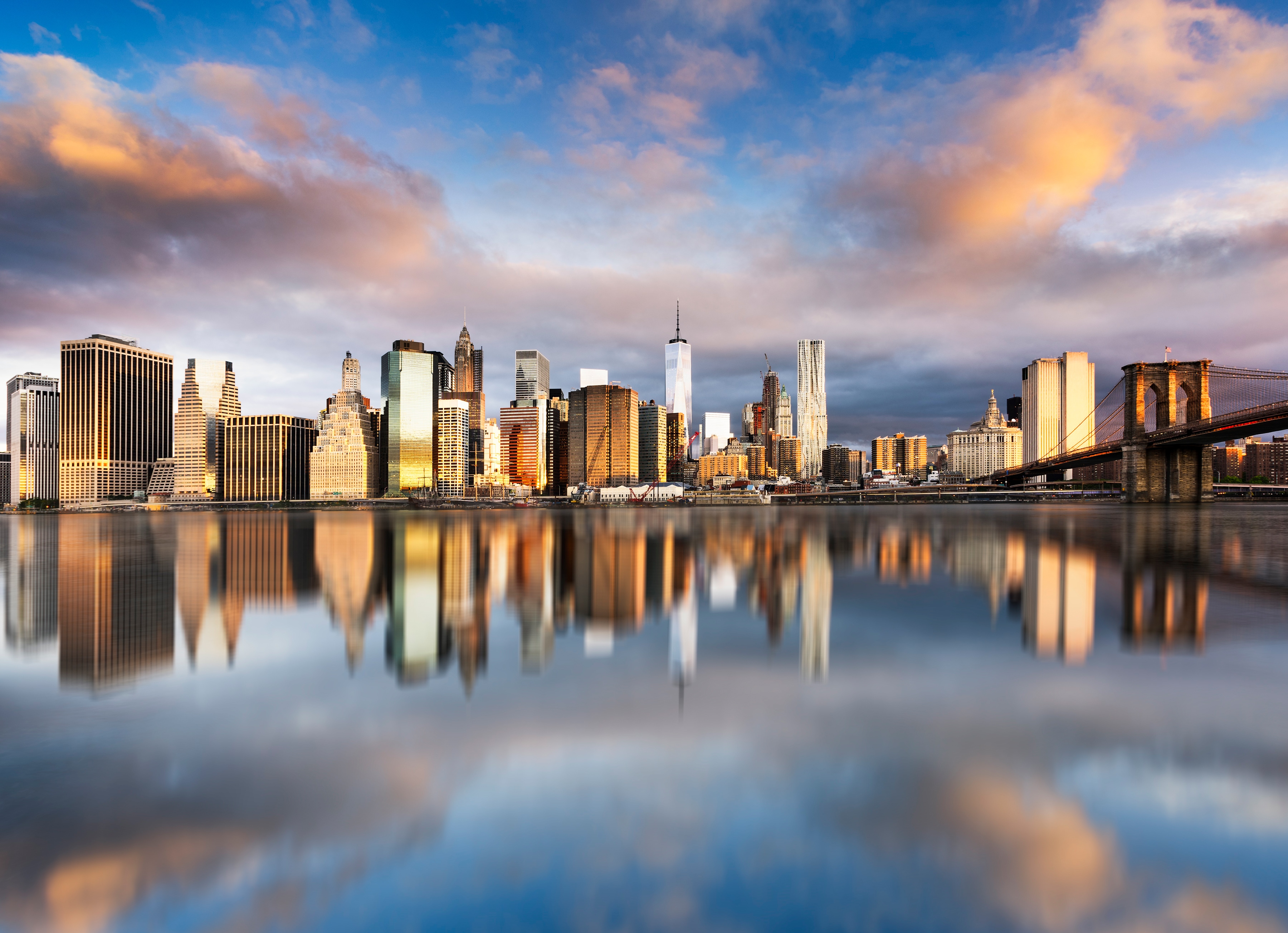 Papermoon Fototapete "Manhattan Sunrise" glatt