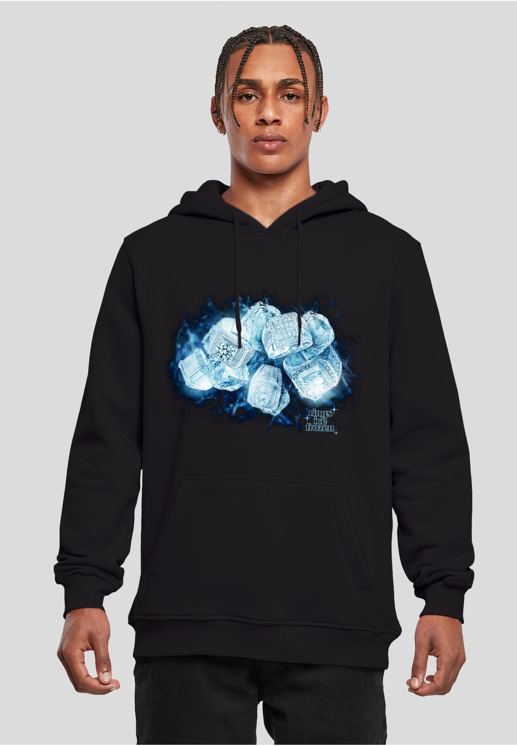 MisterTee Kapuzensweatshirt »MisterTee Herren Ice Rings Hoody«, (1 tlg.)