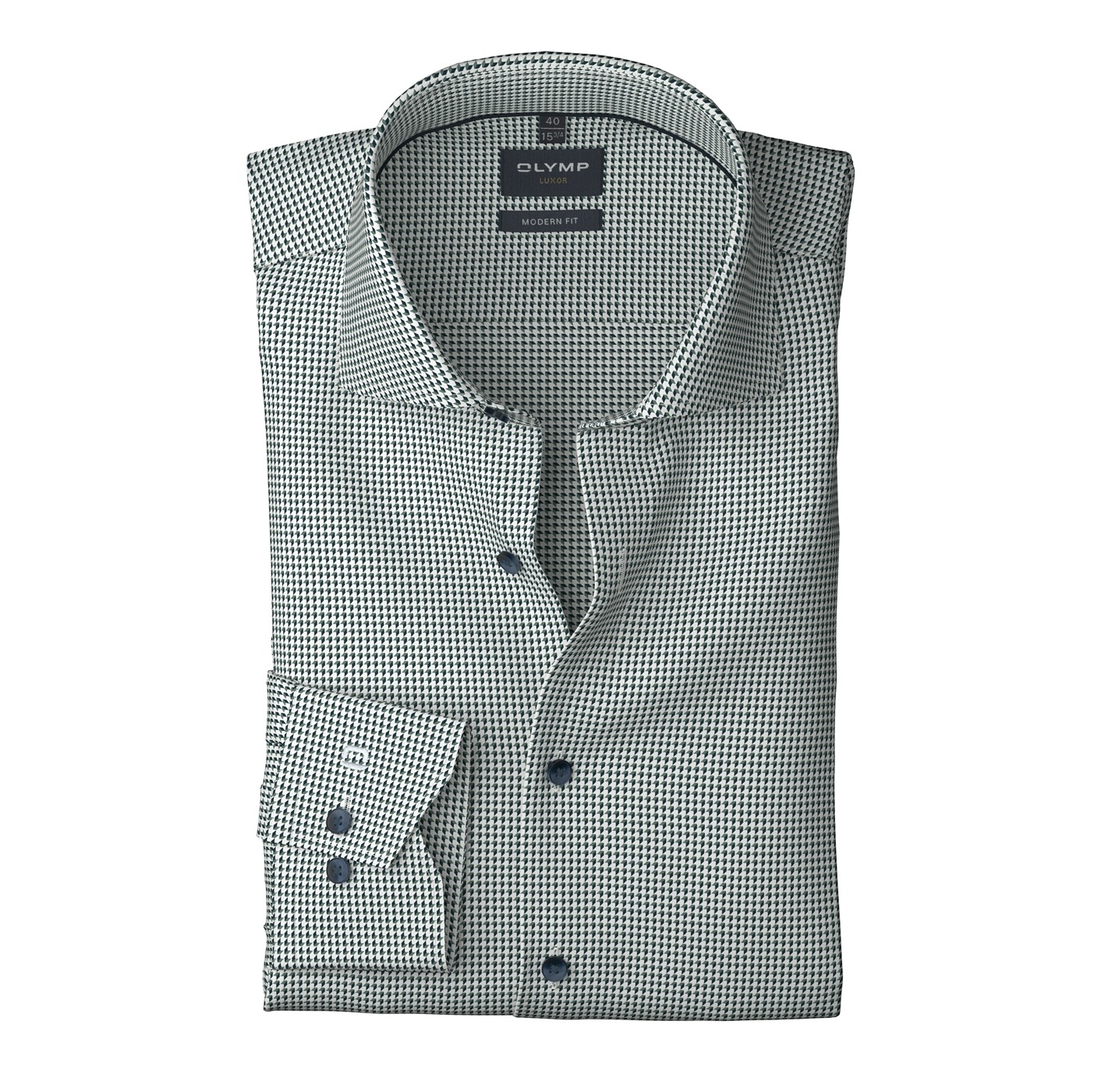 OLYMP Businesshemd "Luxor modern fit", mit Muster, Modern Fit, Royla-Kentkr günstig online kaufen