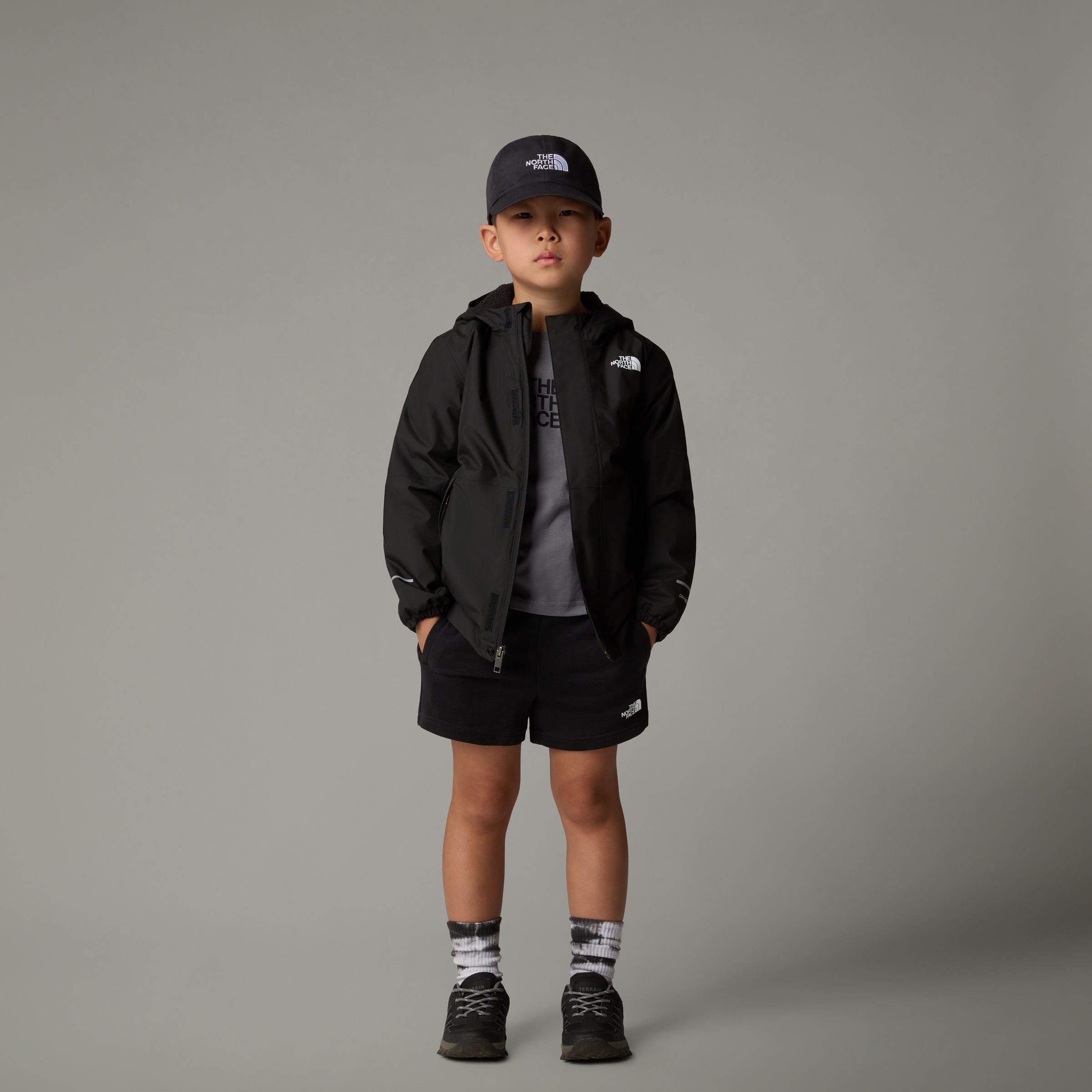 The North Face Regenjacke »KID WARM ANTORA RAIN JACKET« mit Kapuze mit Kapuze, wasserdicht, winddicht, atmungsaktiv, hüftbedeckend