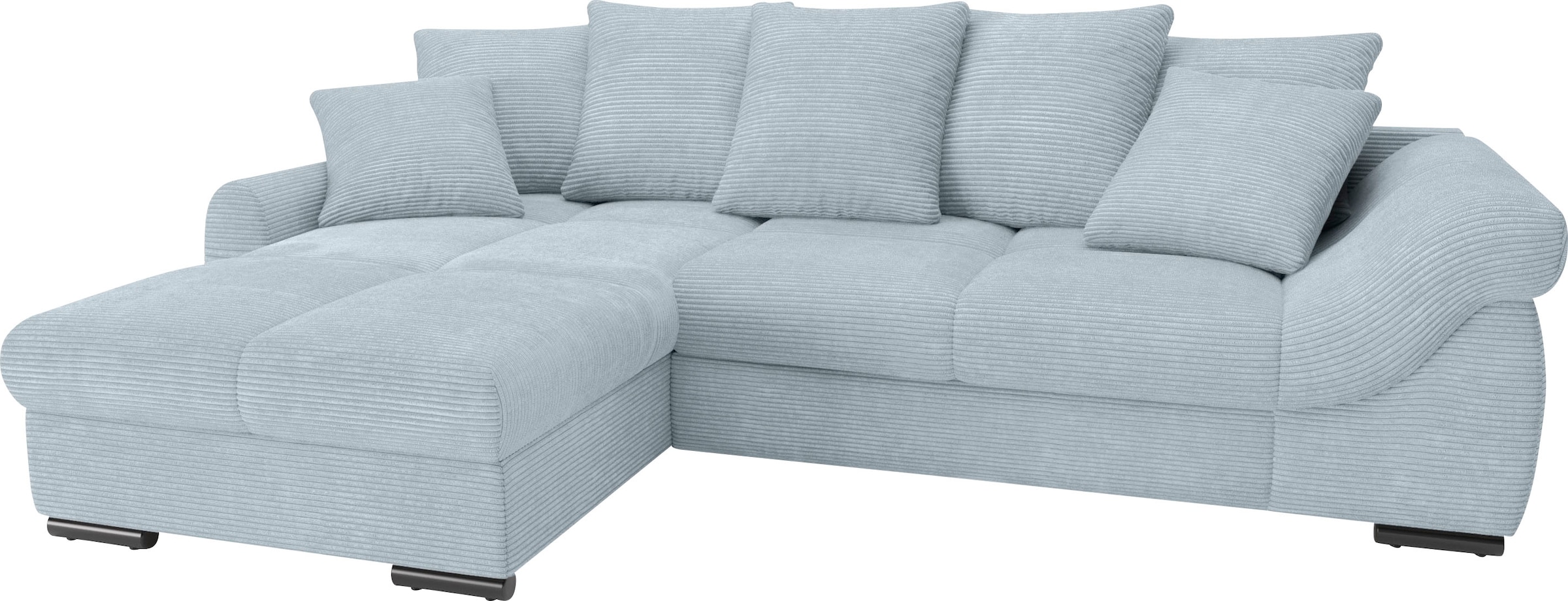Mr. Couch Ecksofa "Livorno DuraFlex L-Form", inkl. Hochschläfer-Bettauszug, günstig online kaufen