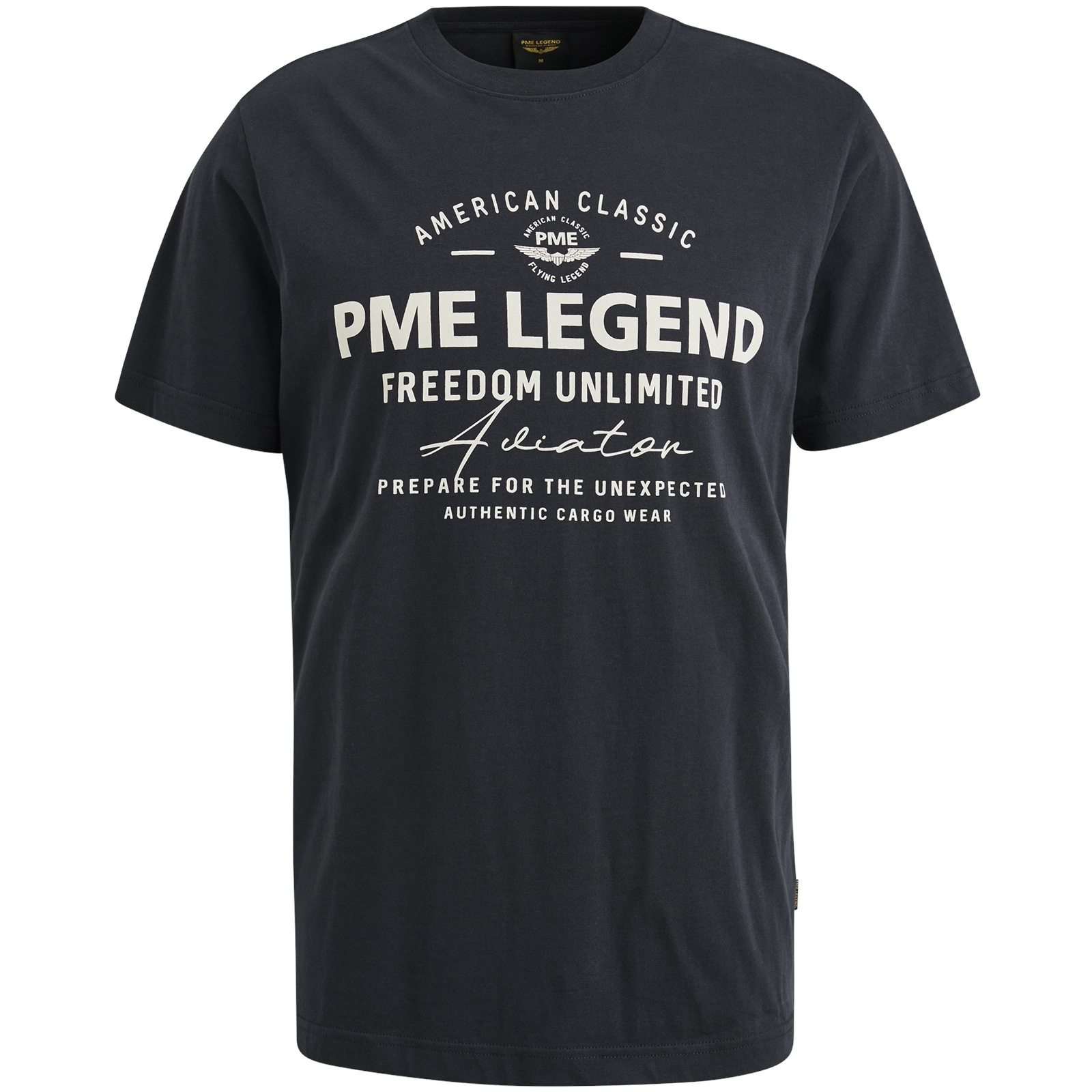 PME LEGEND T-Shirt »Short sleeve r-neck single jersey«, mit Frontprint