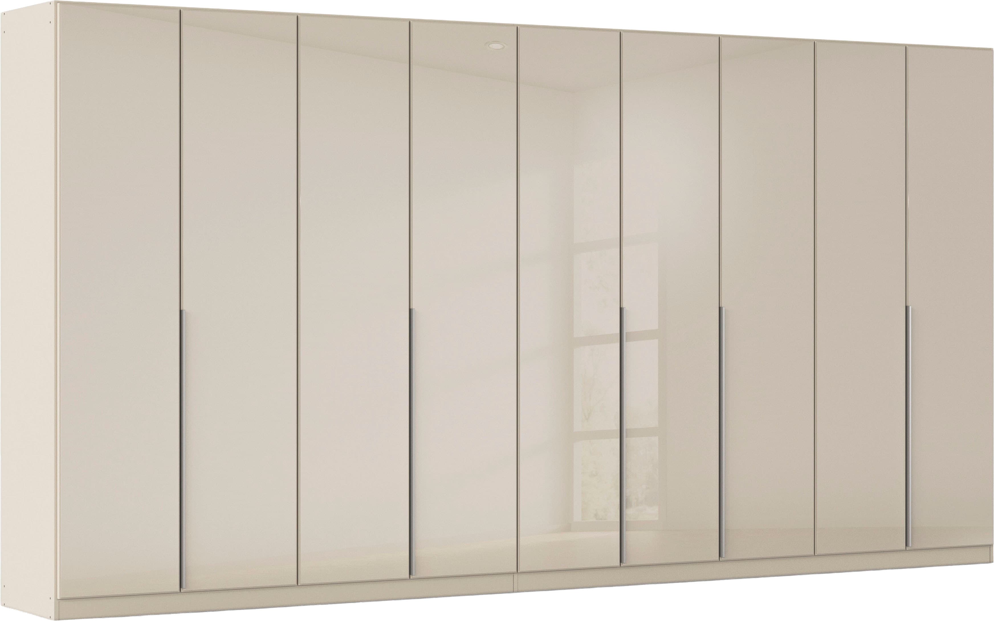 OTTO home Drehtürenschrank "Kleiderschrank Kleiderschränke Schrank Garderobe AGORDO mit Glasfront" in zwei Griff-Farben, Breiten 91-405 cm, durchdachte Innenausstattung, in 8 Breiten und 2 Höhen MADE IN GERMANY