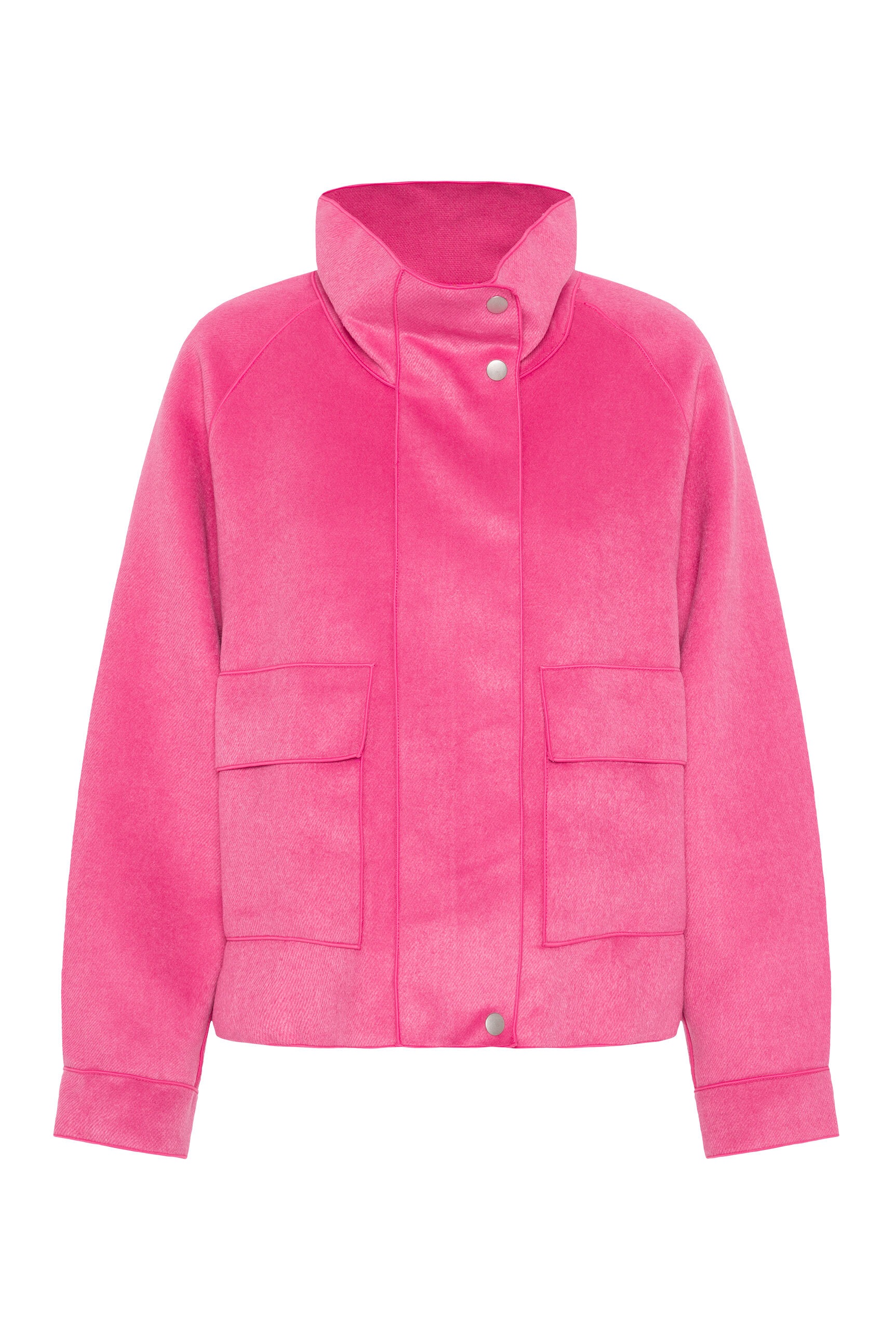 SENSES.THE LABEL Kurzjacke, ohne Kapuze, mit verstellbaren Druckknopfriegeln am Ärmel