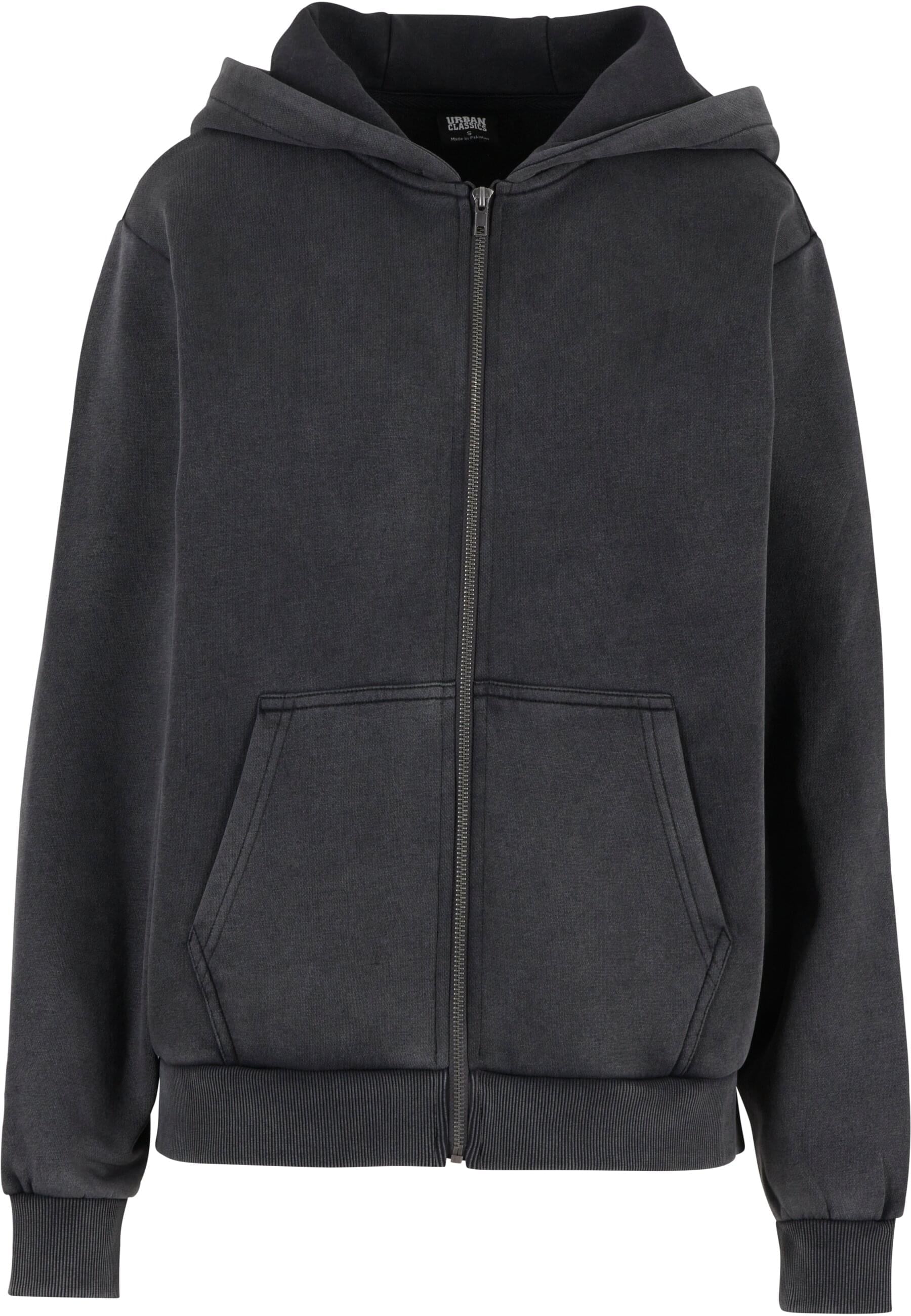 URBAN CLASSICS Sweatjacke "Urban Classics Ladies Vintage Heavy Zip Hoody" günstig online kaufen