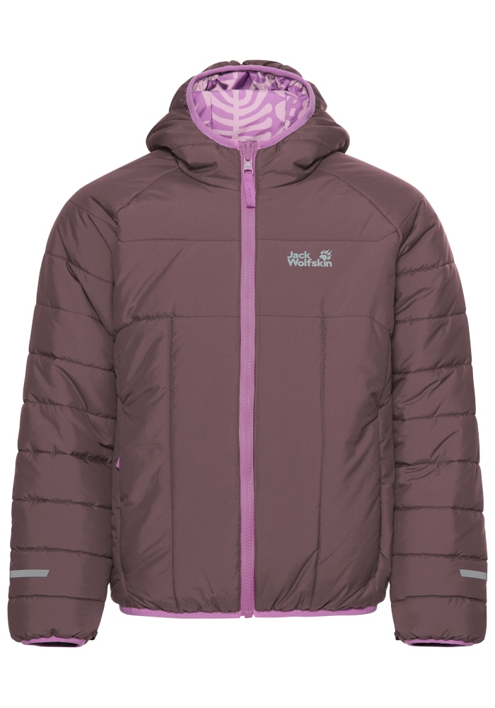Jack Wolfskin Outdoorjacke »ZENON TWIST HOODED JKT K« mit Kapuze 3-in-1 Kinder-Wendejacke, warm, wasserabweisend