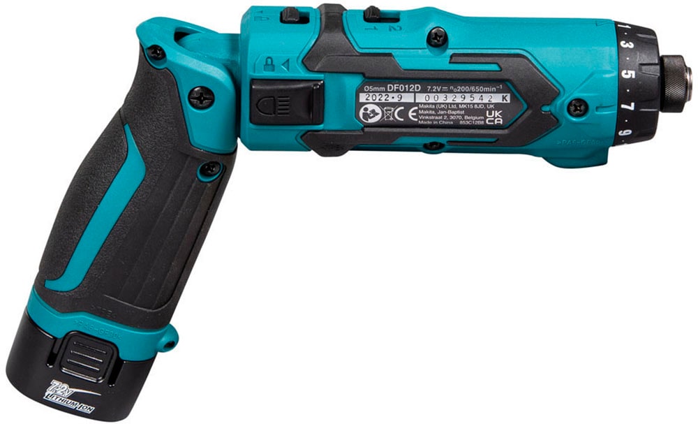 Makita Akku-Schrauber »DF012DSE«, inkl. integrierter Akku, Ladegerät und Aufbewahrungskoffer