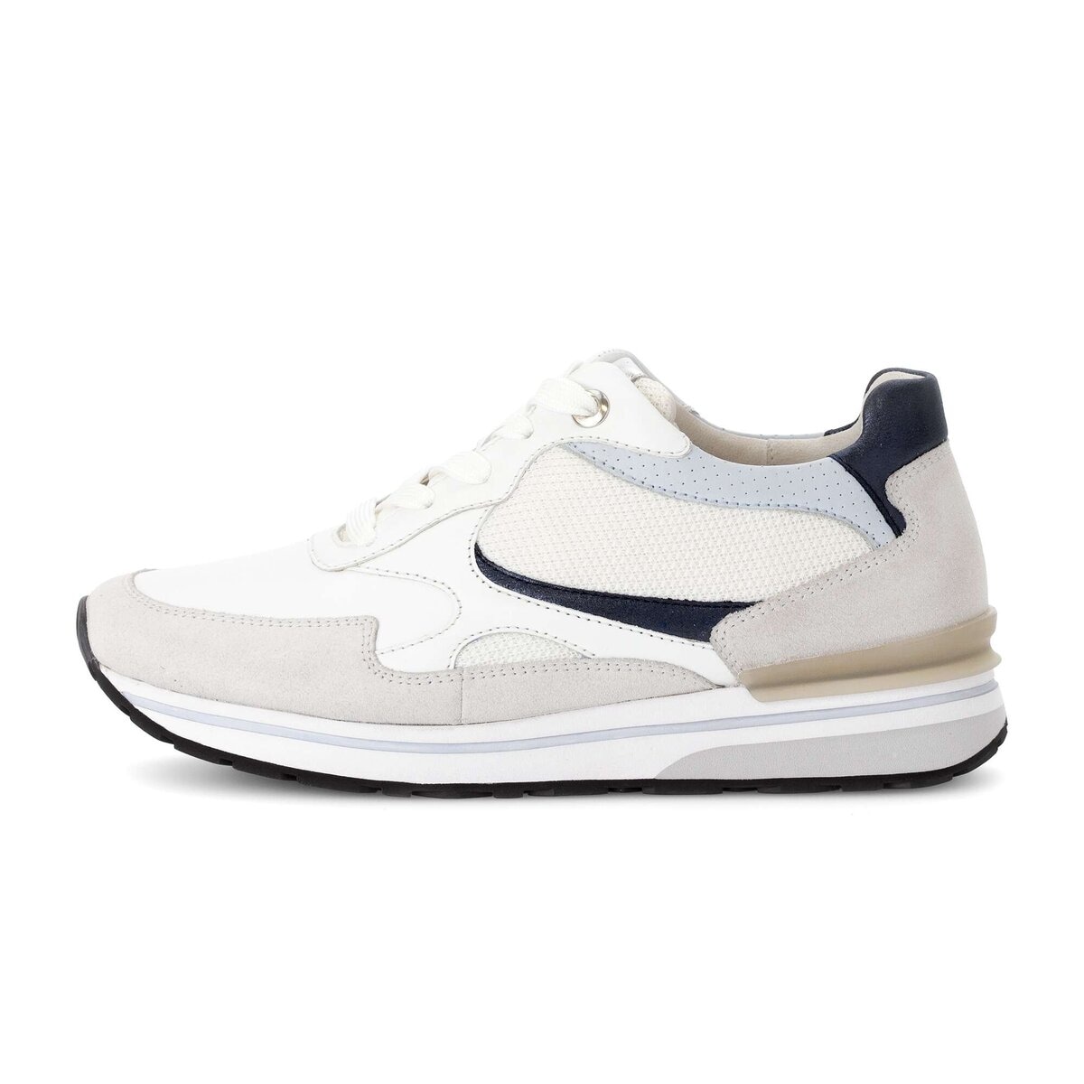 Gabor Sneaker »Sneaker low Materialmix Leder/Lederimitat«