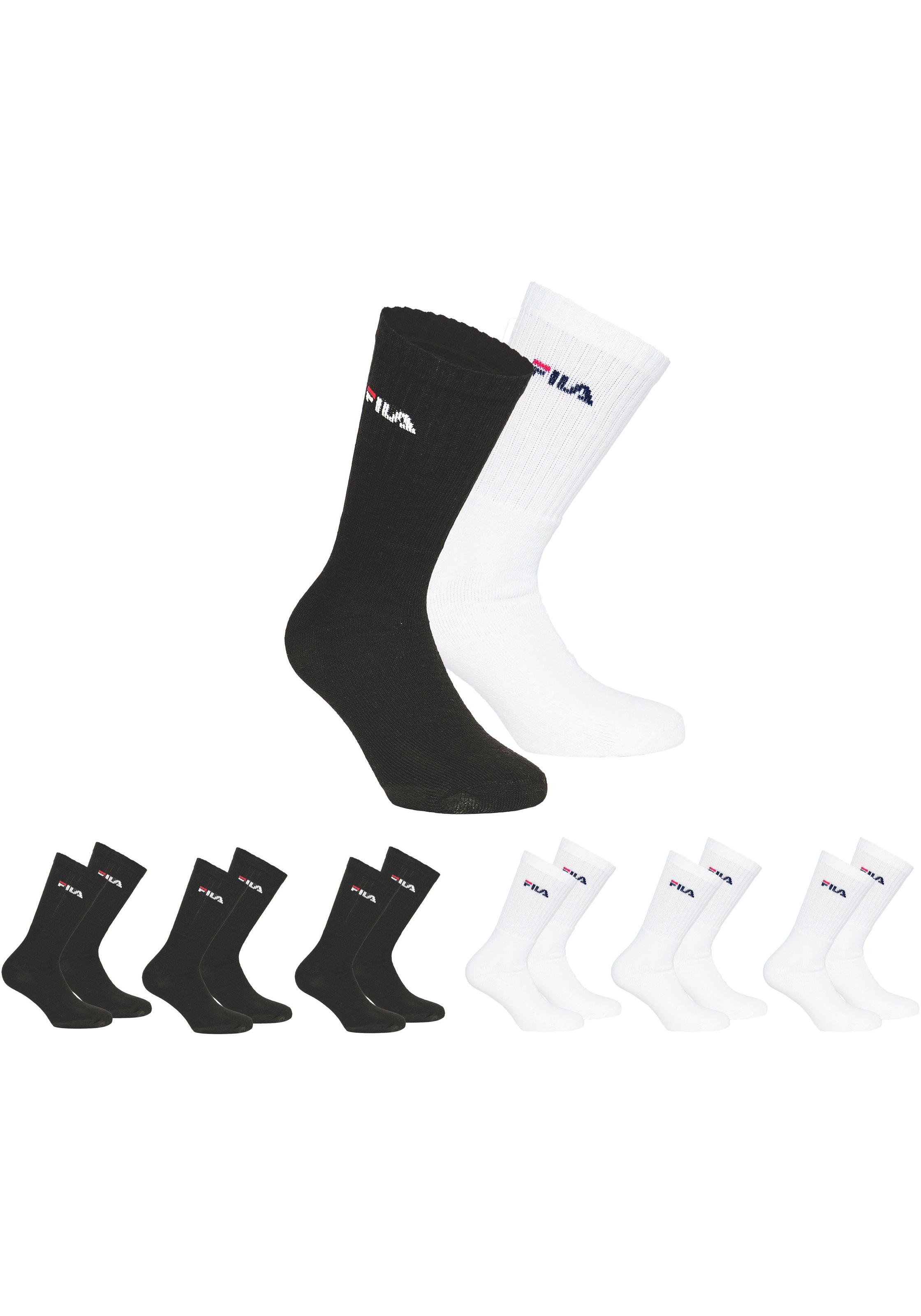 Fila Sportsocken "UNISEX CREW TENNIS FULL TERRY SOCKS" 6 Paar tlg. mit eing günstig online kaufen