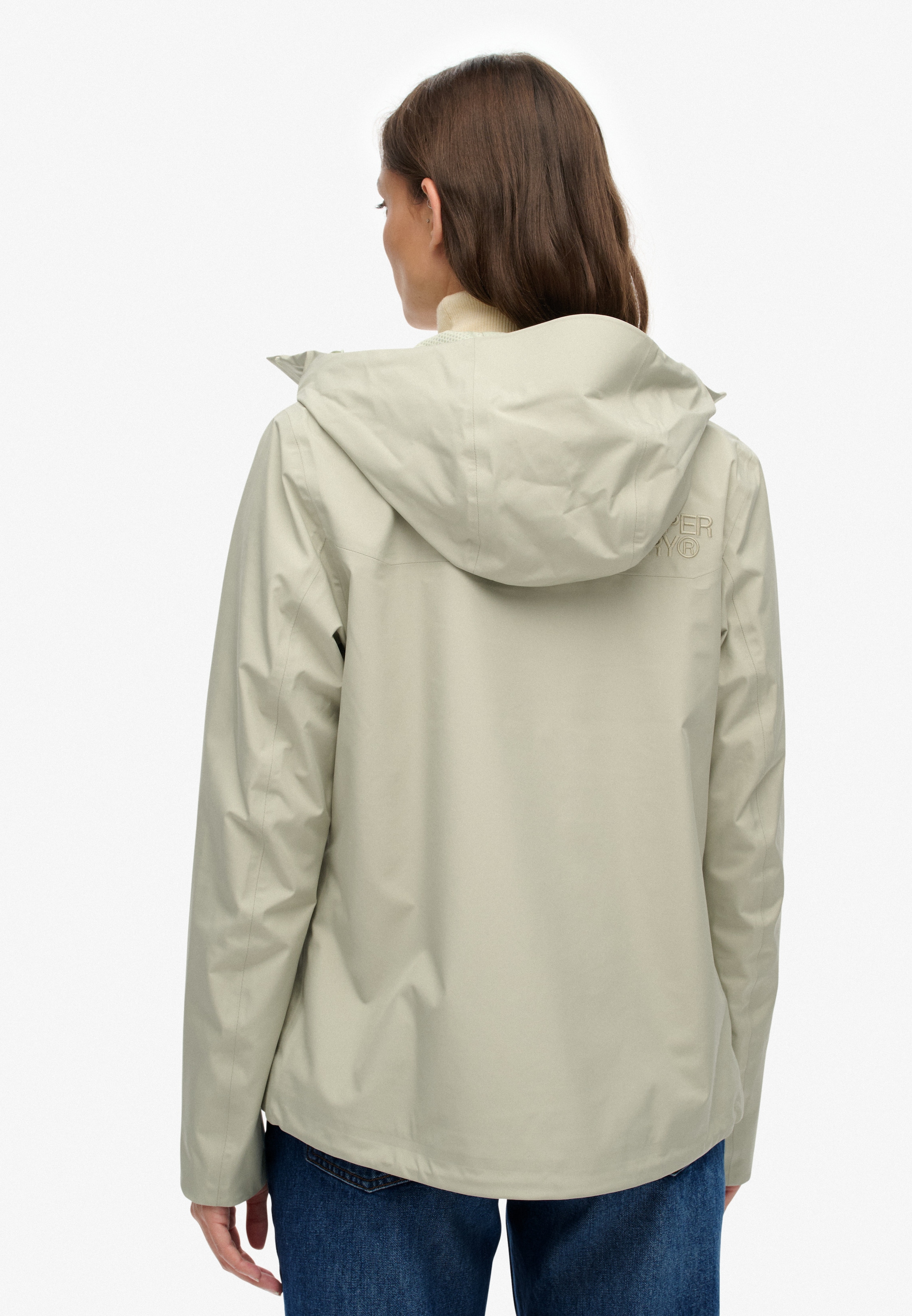Superdry Outdoorjacke »WATERPROOF JACKET«, mit Kapuze, Wasserdicht (Säule wird nachgereicht)