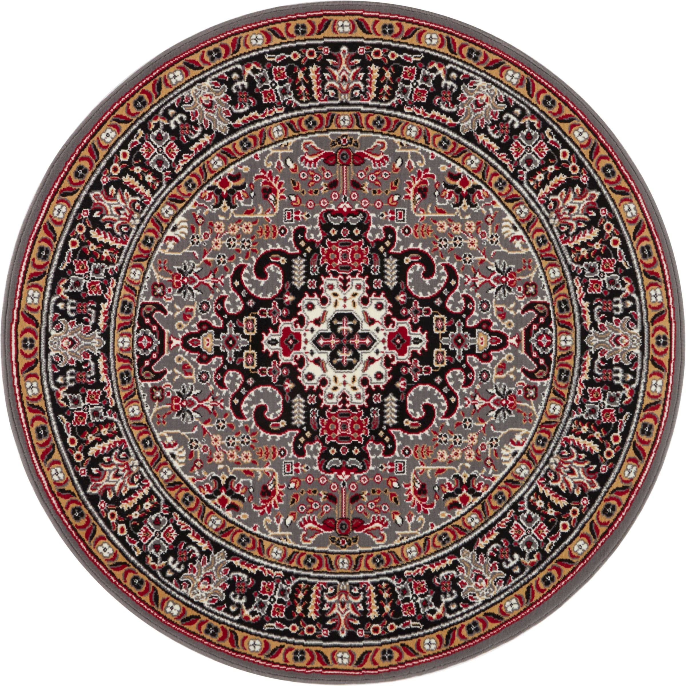 NOURISTAN Teppich "Skazar Isfahan", rund, Kurzflor, Orient, Teppich, Vintage, Esszimmer, Wohnzimmer, Flur