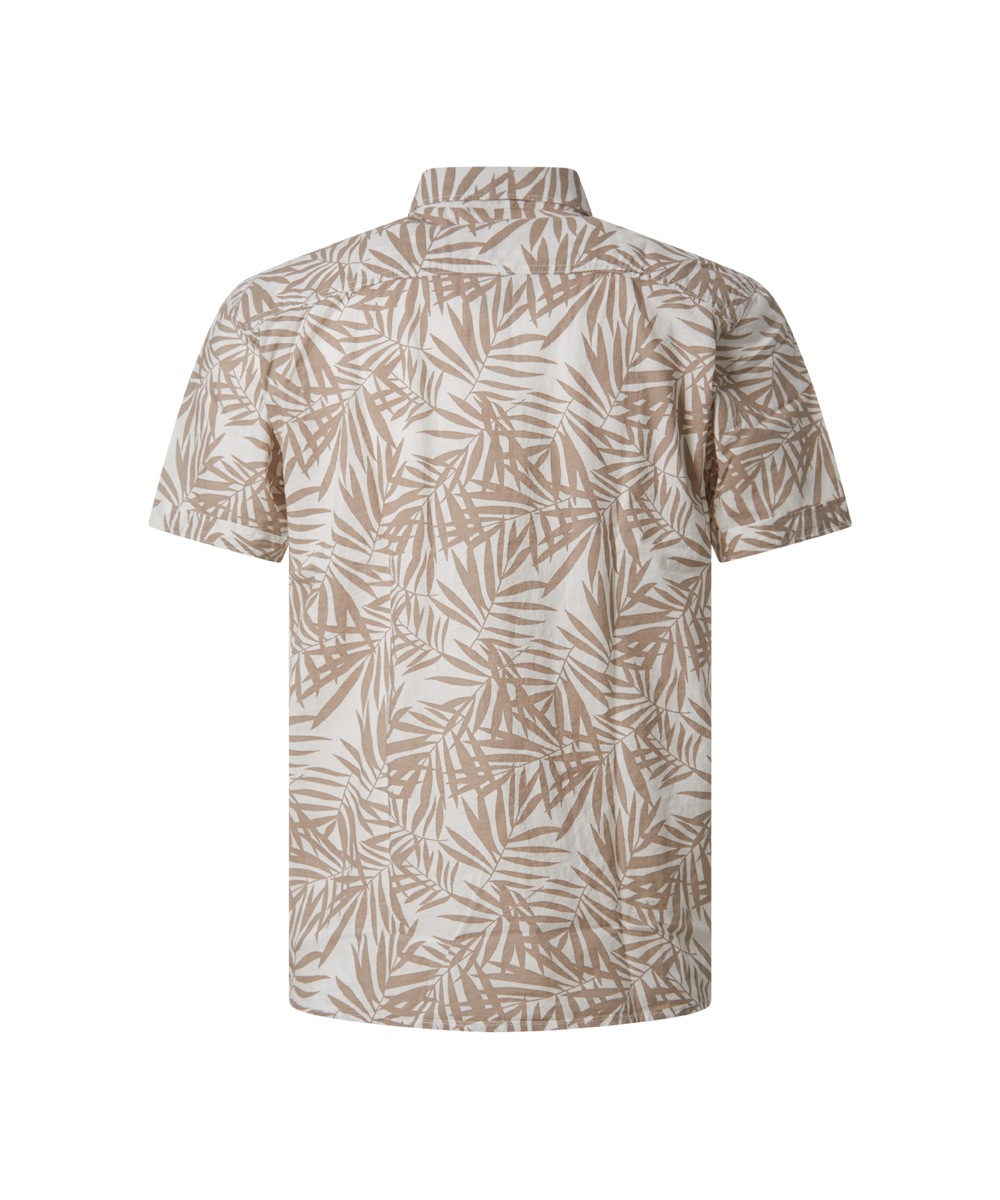 Pioneer Authentic Jeans Kurzarmhemd mit All-Over Print