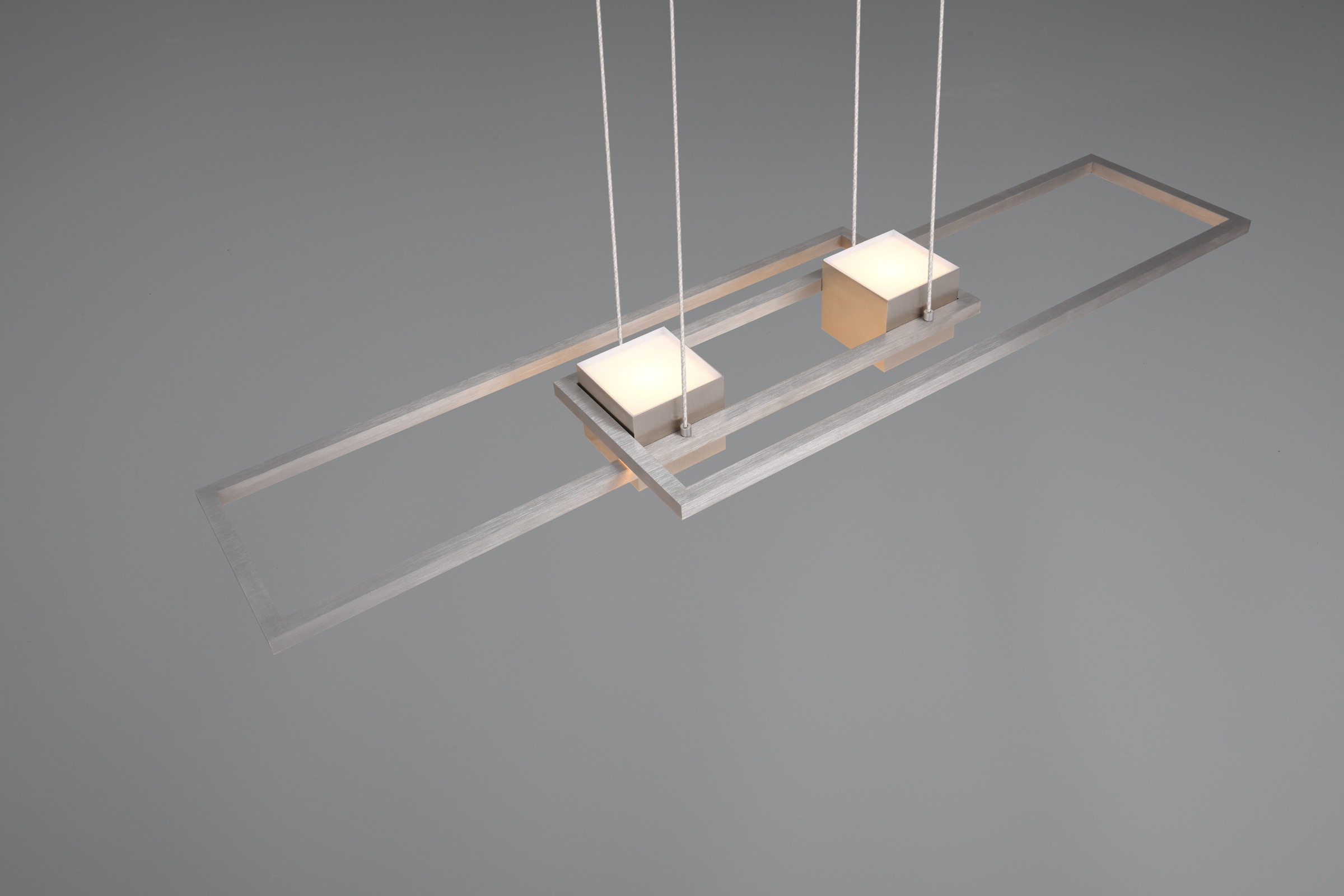 TRIO Leuchten LED Pendelleuchte »ALBANY, LED Hängelampe Wohnzimmer mit Fernbedienung, dimmbar, CCT«, 1 flammig, Leuchtmittel LED-Board | LED fest integriert, Lichtfarbe einstellbar, Memoryfunktion, Nachtlicht, up-and-down Licht