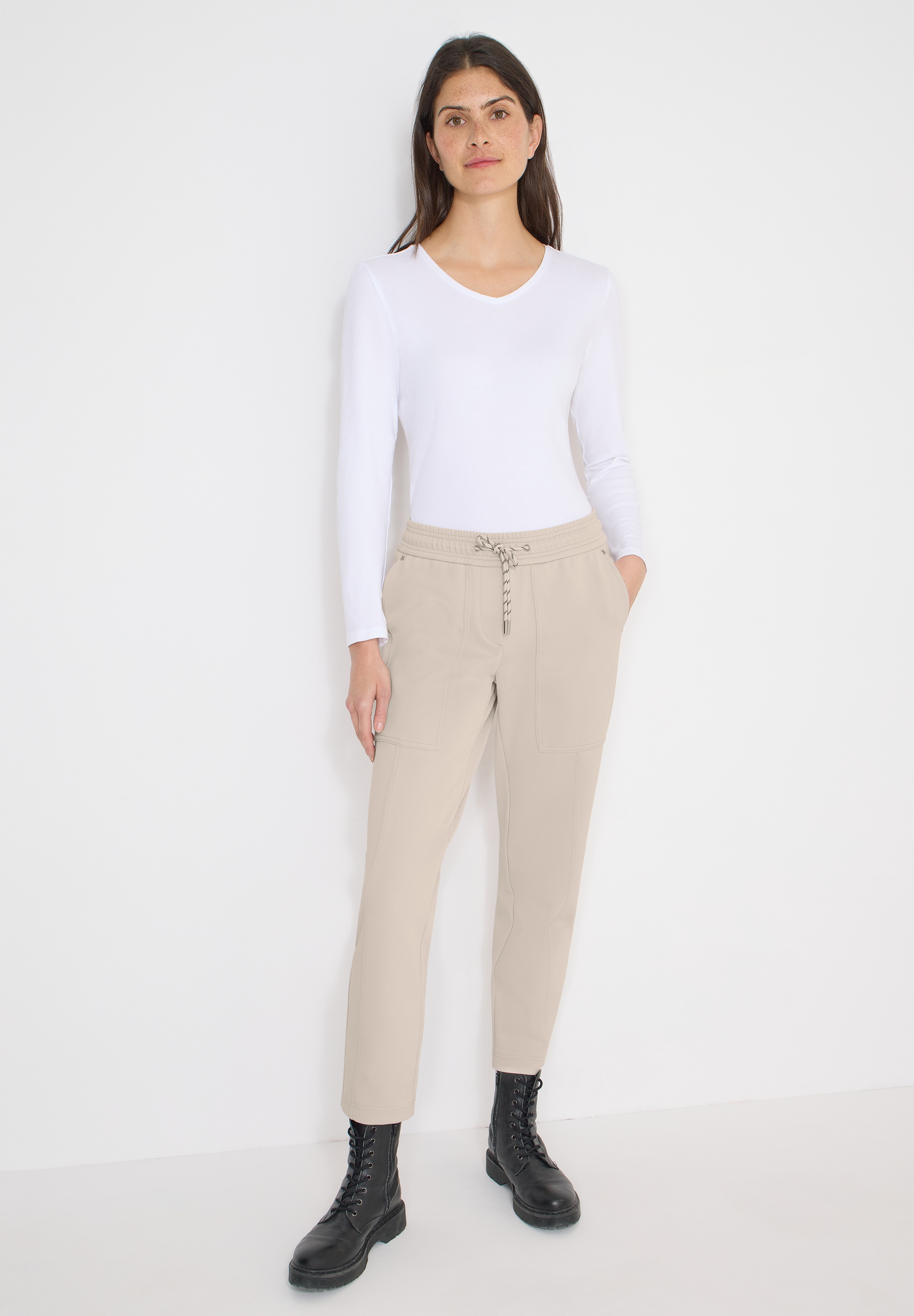 Cecil Stoffhose  Elastikbund mit Tunnelzug