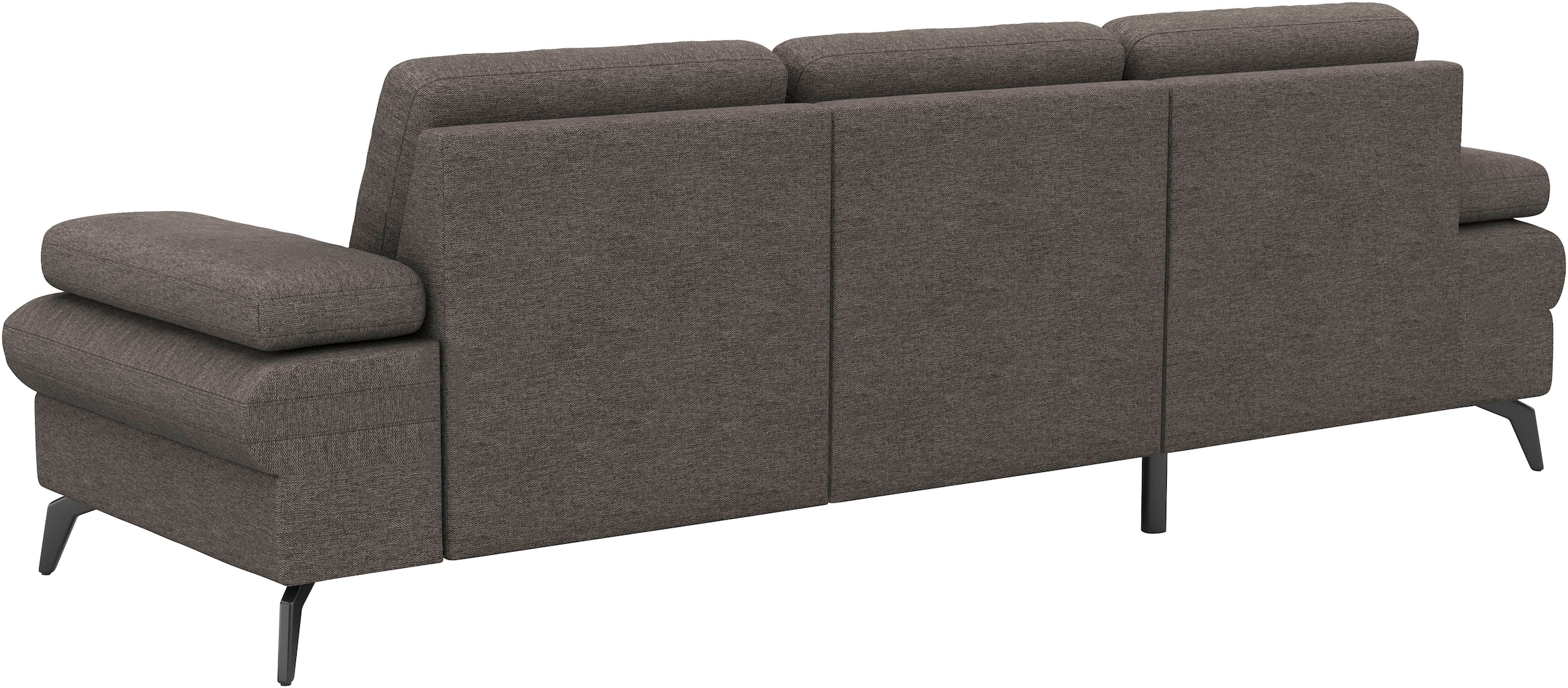 sit&more Ecksofa »Morris Jubi L-Form«, inkl. Armteilfunktion und 1 Zierkissen, wahlweise mit Bettfunktion