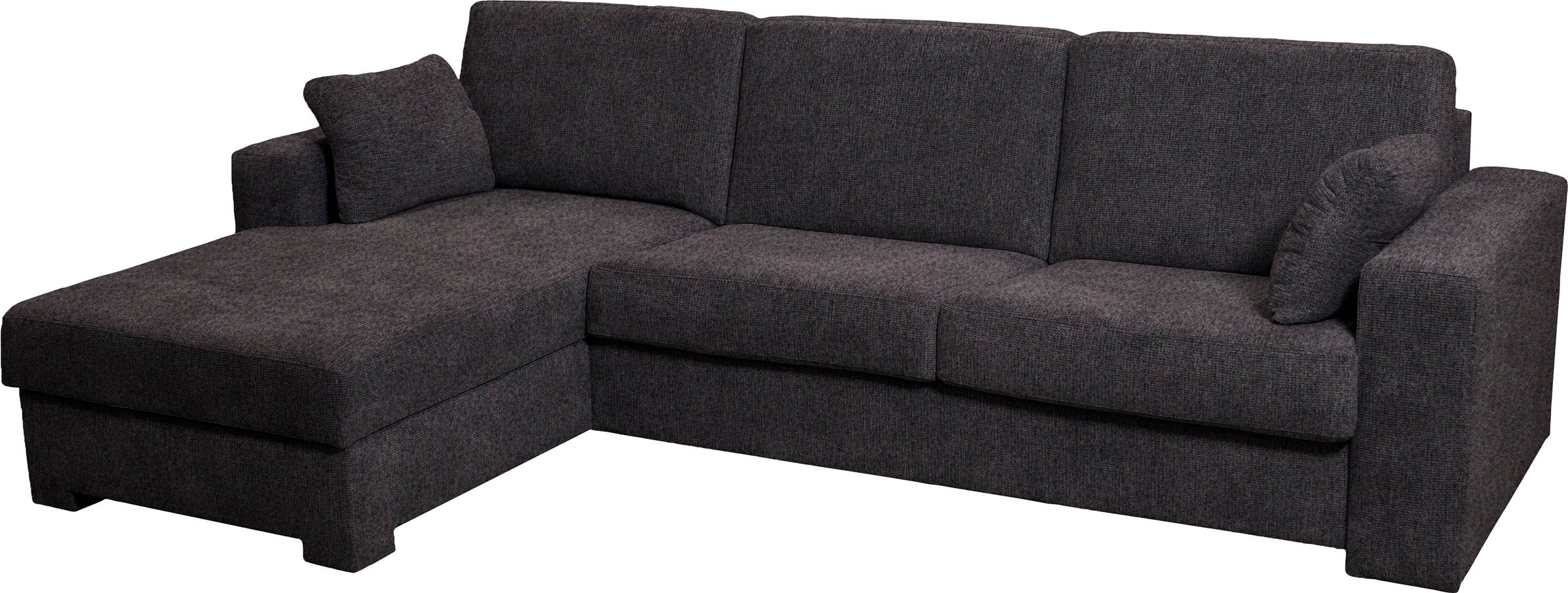 Home affaire Ecksofa »Roma "M" Matratzenhöhe 14 cm, Dauerschlaffunktion, mit Unterfederung,«, Liegemaße ca 143x198 cm, L-Form