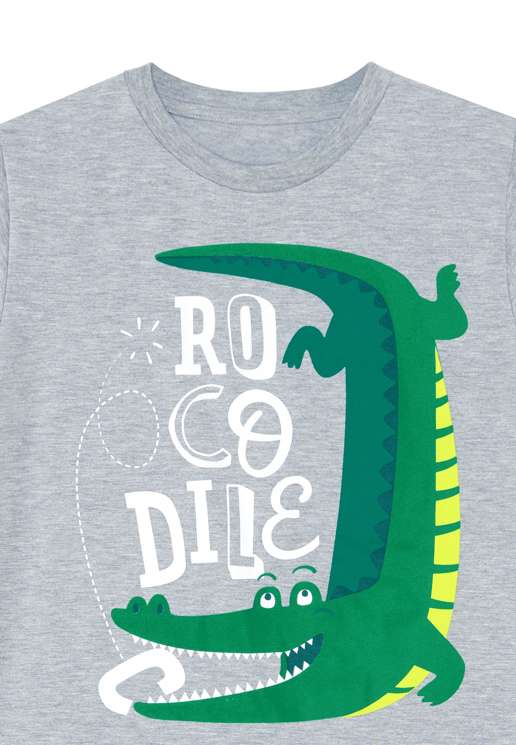 Denokids Hausanzug »Croco«, (2 tlg.), mit Krokodil-Aufdruck