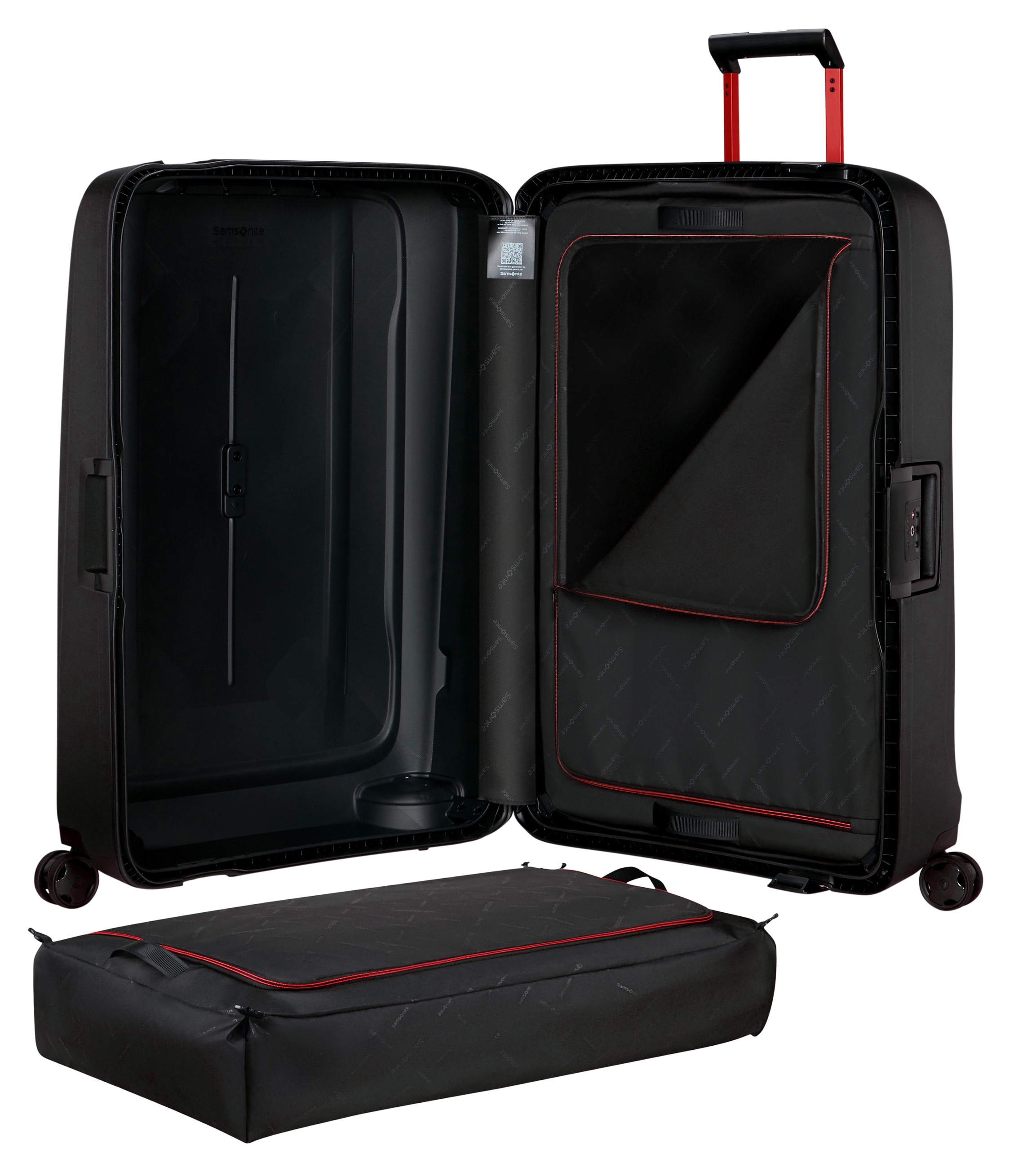 Samsonite Hartschalen-Trolley »ESSENS, verschiedene Größen und Farben«, 4 Rollen, Reisekoffer Hartschalenkoffer Koffer für Flugreisen TSA-Schloss