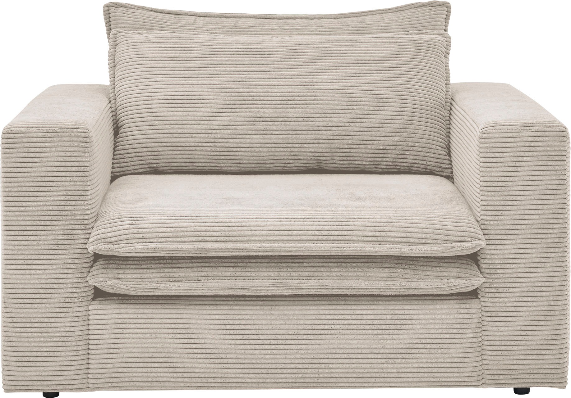 Home affaire Loveseat "PIAGGE" Hochwertiger Cord, trendiger Loveseat günstig online kaufen