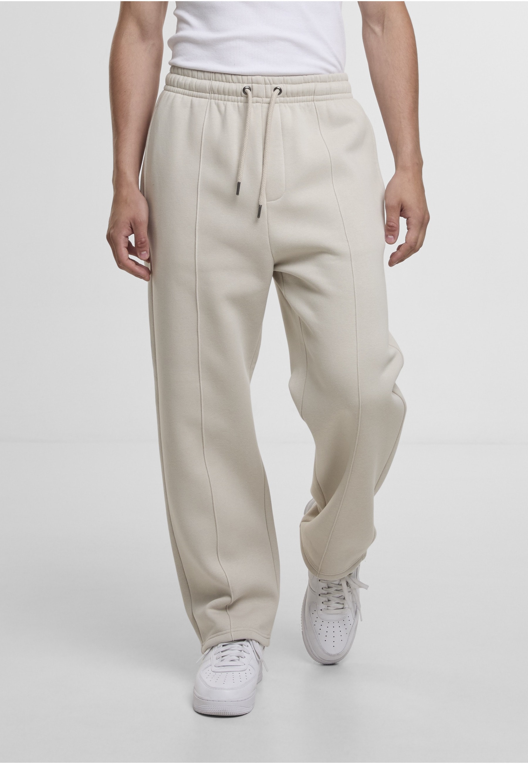 URBAN CLASSICS Stoffhose »Urban Classics Fluffy Pintuck Trackpants«